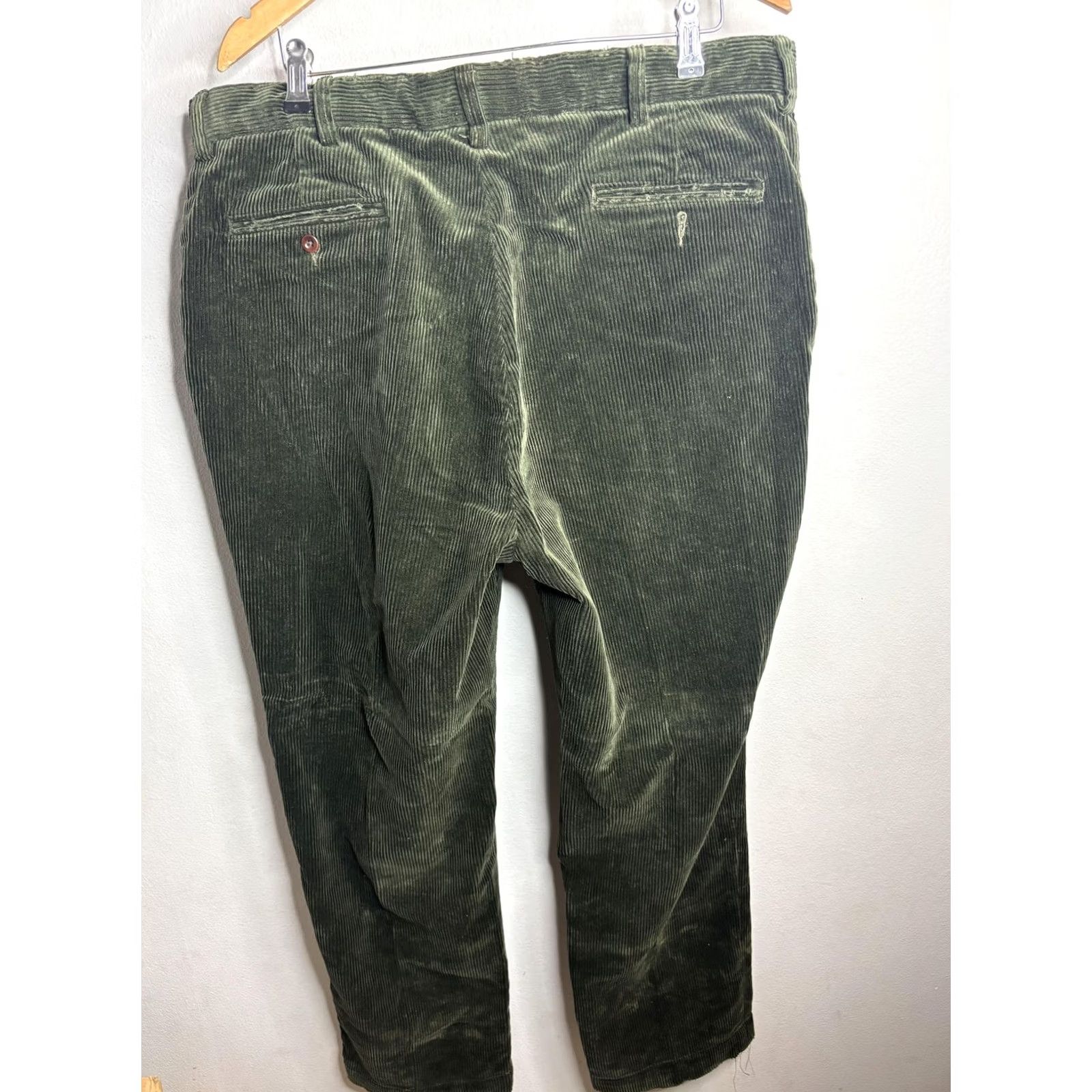 Polo Ralph Lauren Polo Ralph Lauren Prospect Corduroy Pants 38x32 Green 100% Cotton Zip Fly Mens Size US M / EU 48-50 / 2 - 4 Thumbnail