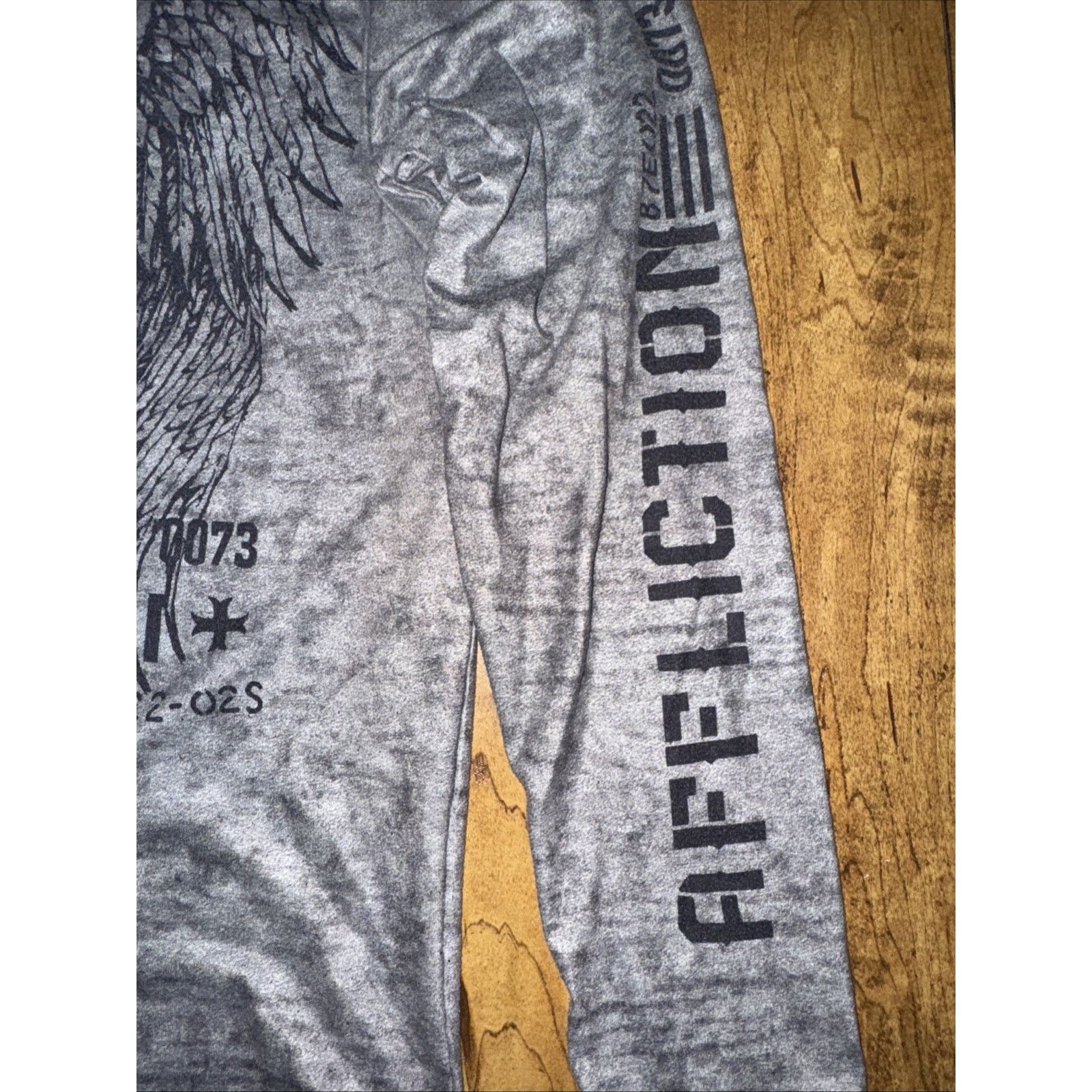 Affliction Affliction Long Sleeve Henley Graphic Shirt Gray Small 20x27 Size US S / EU 44-46 / 1 - 3 Thumbnail