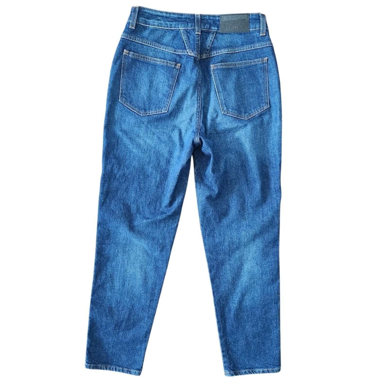 CLOSED CLOSED Pedal Pusher Jeans Blue 42 Designer Straight Leg Size 29" - 2 Thumbnail