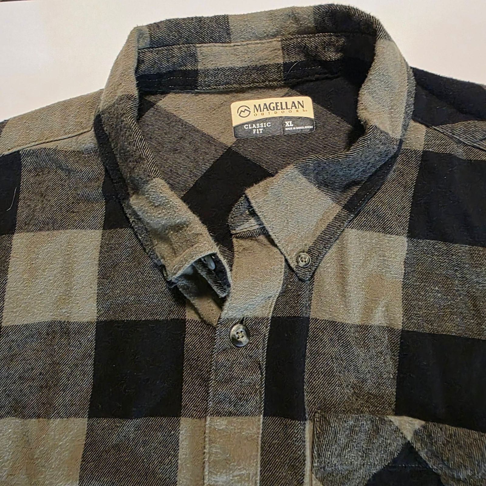Other Magellan Outdoors Flannel XL Classic Green / Black Plaid Size US XL / EU 56 / 4 - 5 Thumbnail