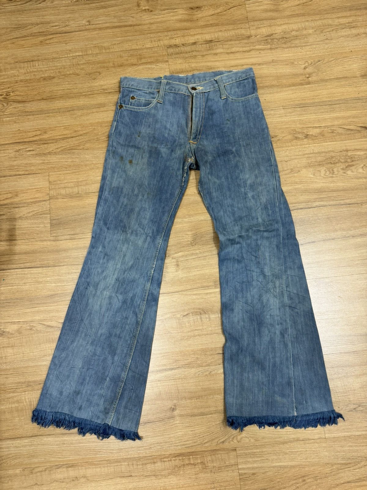 Image of Vintage 70’S Flair Jeans in Blue, Men's (Size 31)