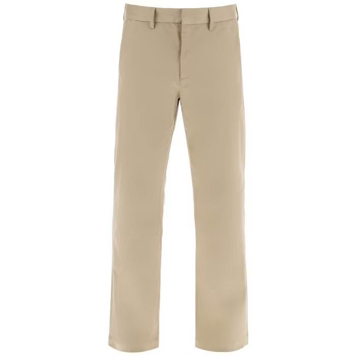 image of Saint Laurent Paris O1S22I1N0524 Twill Chino Pants In Beige, Men's (Size 33)