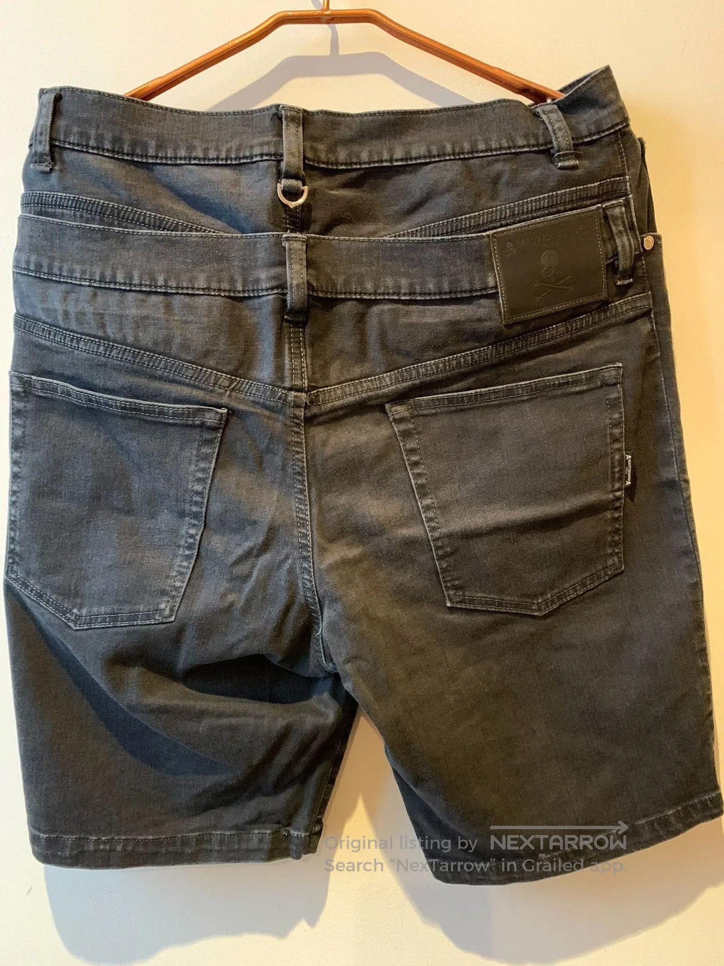 Mastermind World mastermind world black skull denim shorts. Size US 34 / EU 50 - 2 Thumbnail