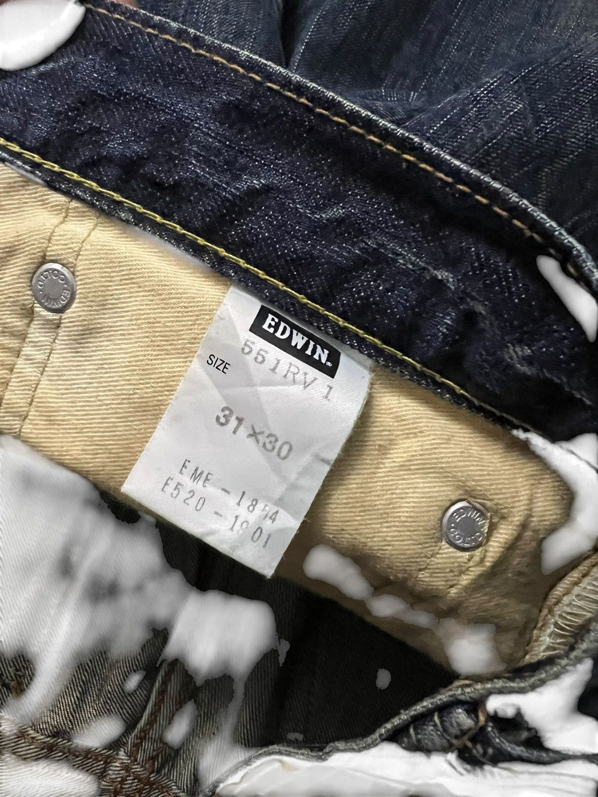 Japanese Brand Edwin 503 Flare Distressed Mud Wash Bootcut Jean Very Rare Size US 32 / EU 48 - 19 Thumbnail