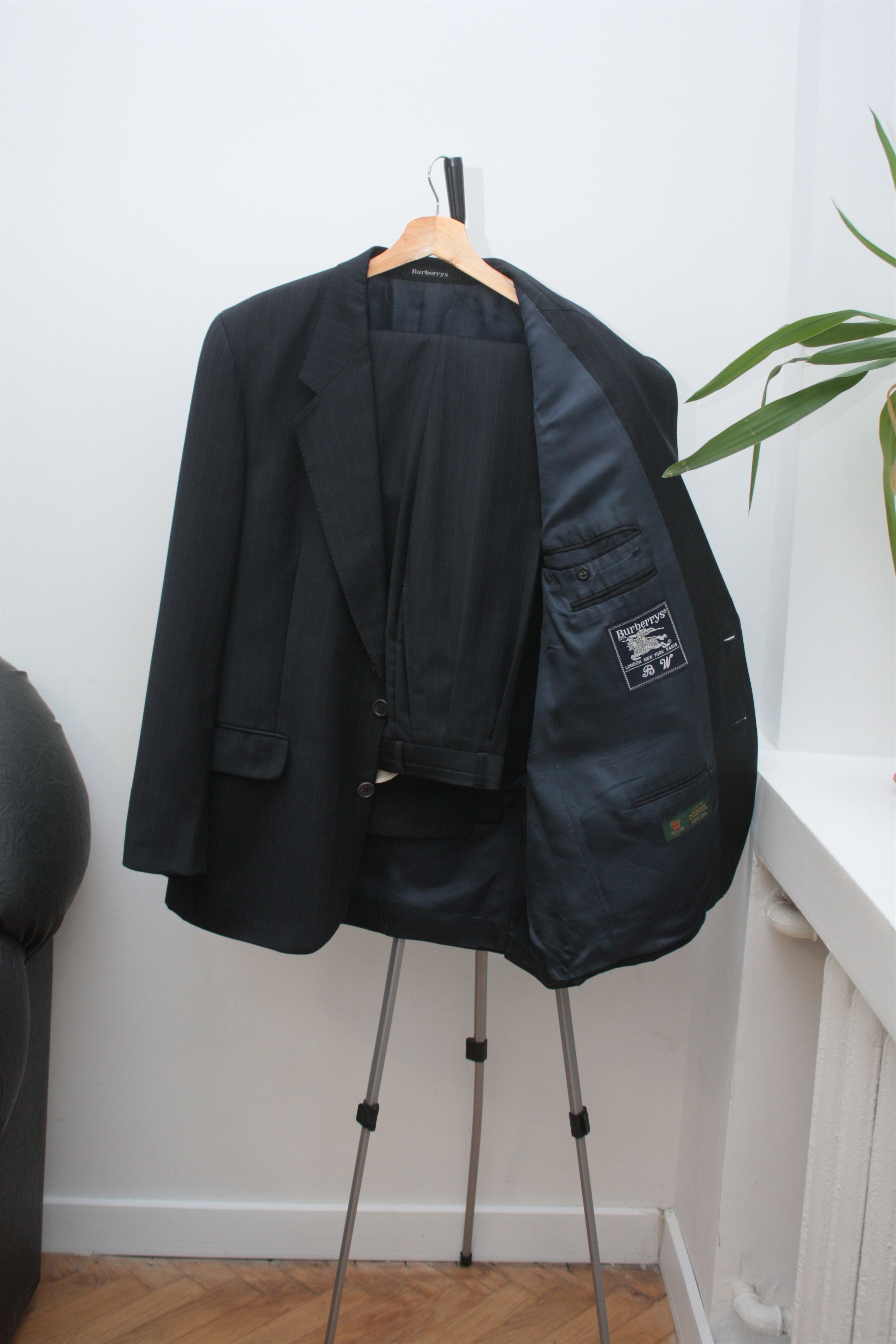 Burberry's Vintage Black Classic Suit