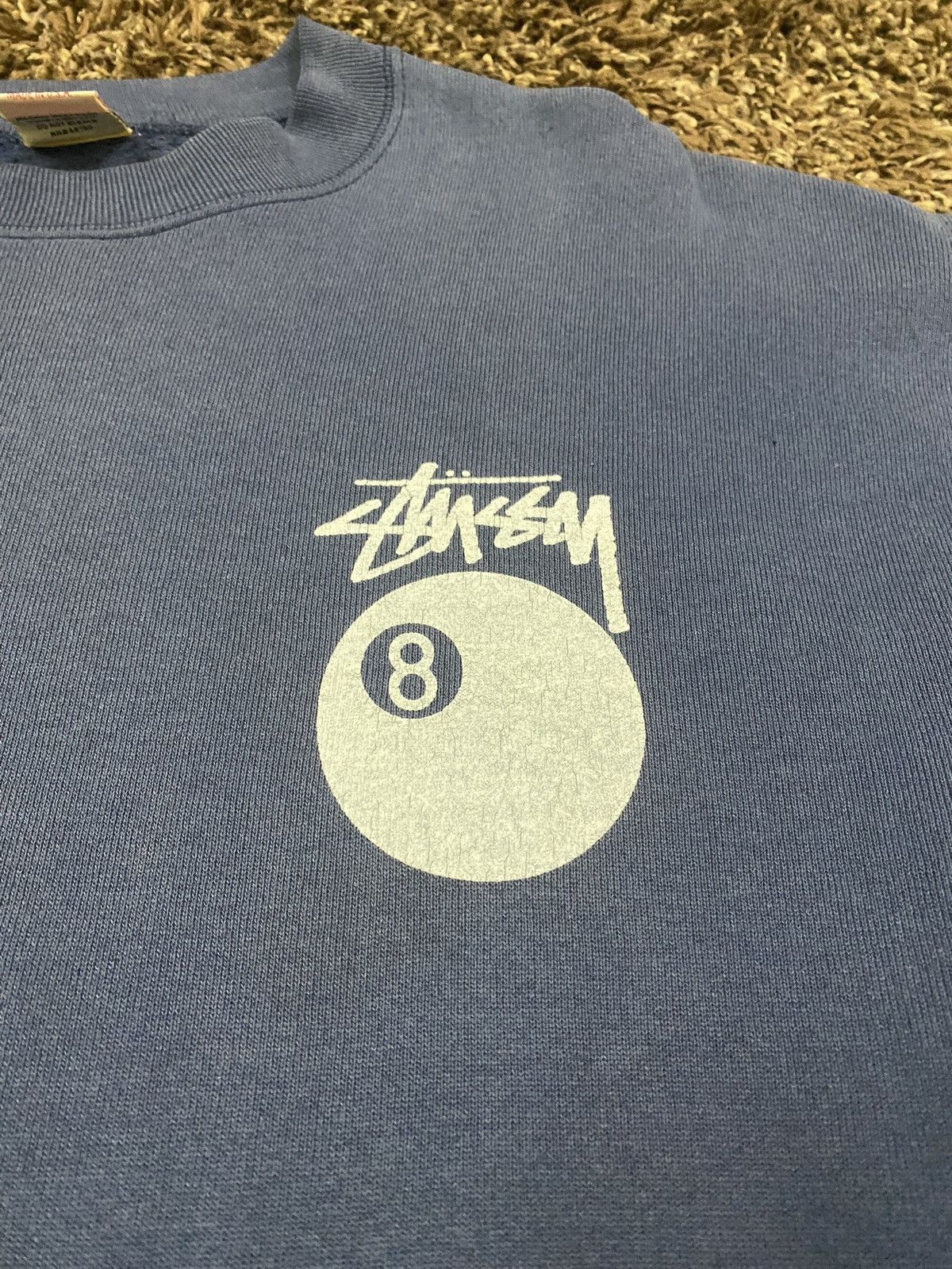 Stussy Stussy vintage 90s 8ball sweatshirt Size US M / EU 48-50 / 2 - 4 Thumbnail