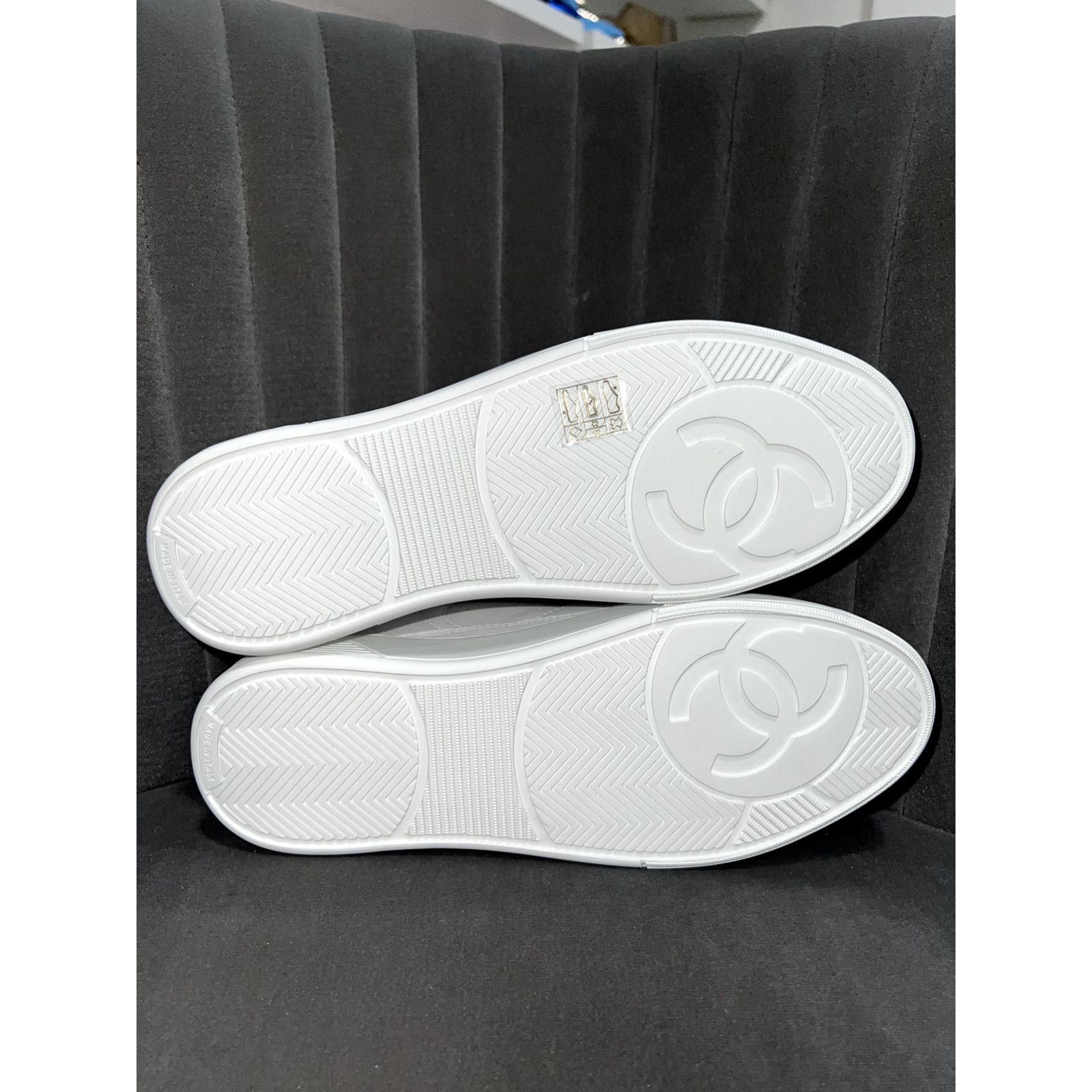 Chanel 23A Calfskin CC Logo Tie Flat Runner Trainer Sneaker 41 Size US 11 / IT 41 - 12 Thumbnail