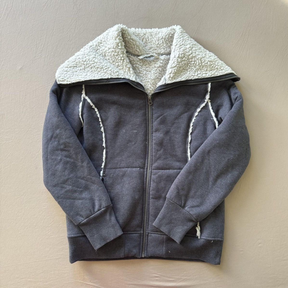 Old Navy Grunge Old Navy Sherpa Lined Hoodie Jacket Size L / US 10 / IT 46 - 1 Thumbnail
