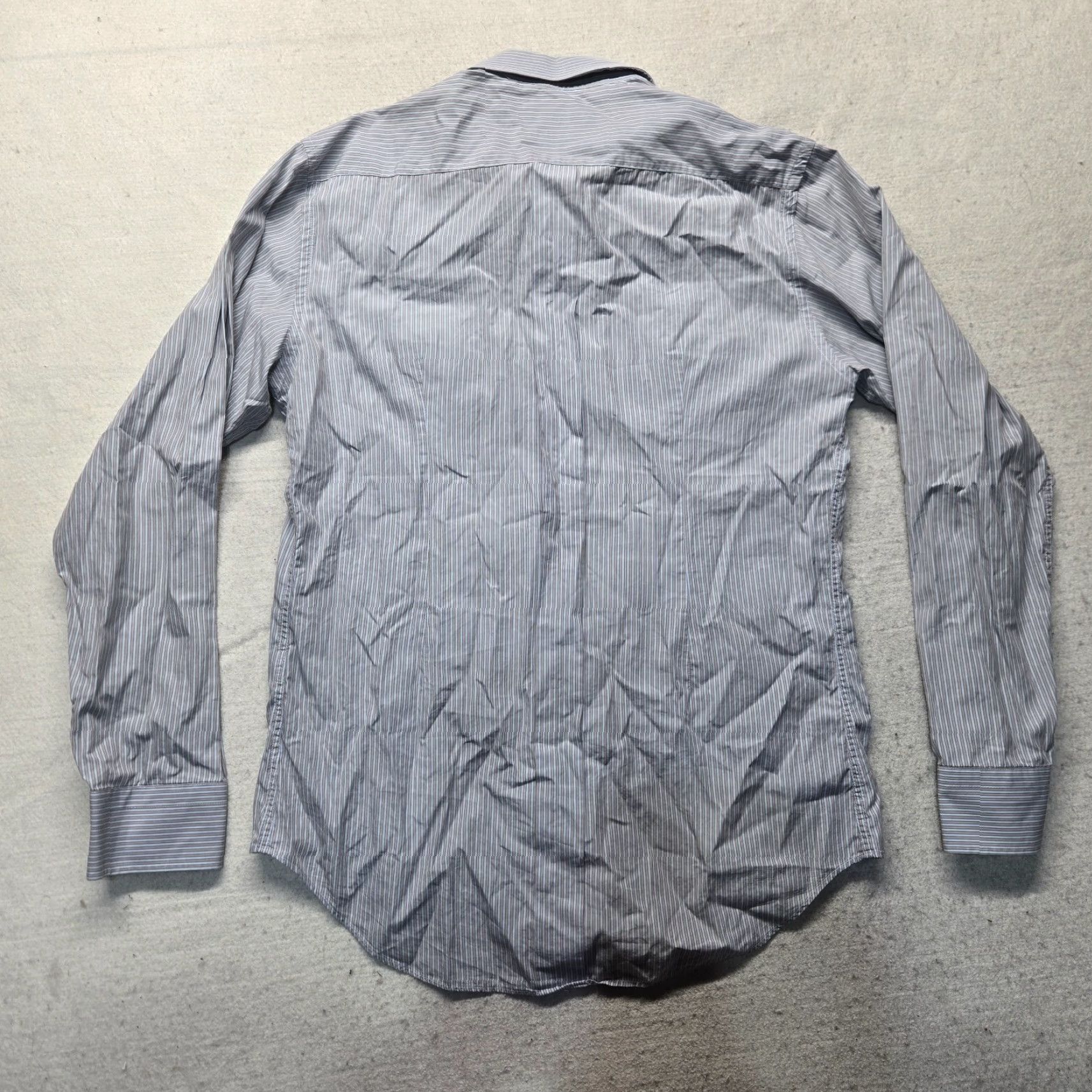 Zara Zara Man Shirt Blue Button Up Long Sleeve 100% Cotton Adult Men's XL Extra Large Size US XL / EU 56 / 4 - 7 Thumbnail