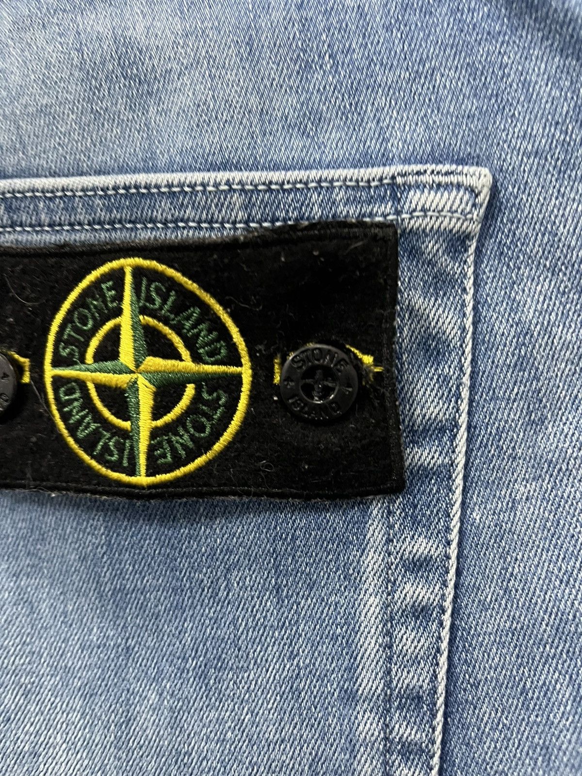 Stone Island Vintage Stone Island Jeans Patch Pocket Straight Fit Casual Size US 31 - 4 Thumbnail