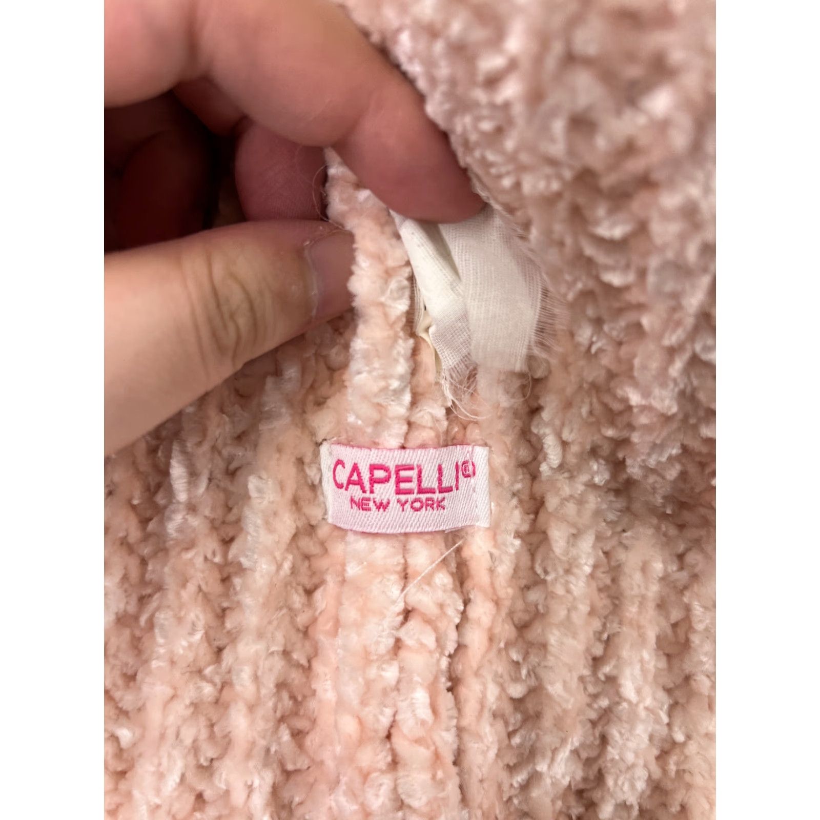 Vintage Capelli New York Beanie Toque Womens One Size Pink Knit Poly Blend Ski Pom Cap Size ONE SIZE - 7 Thumbnail