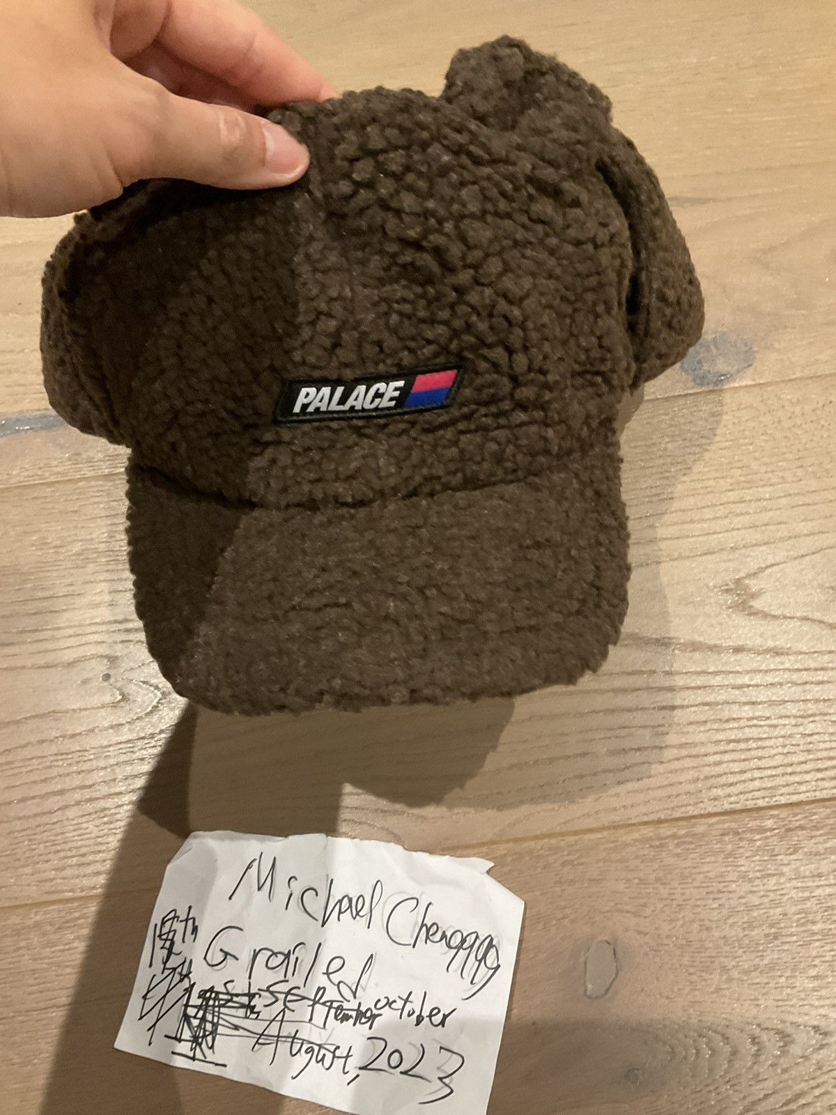 Palace Palace teddy ears earflapper brown L/XL | Grailed