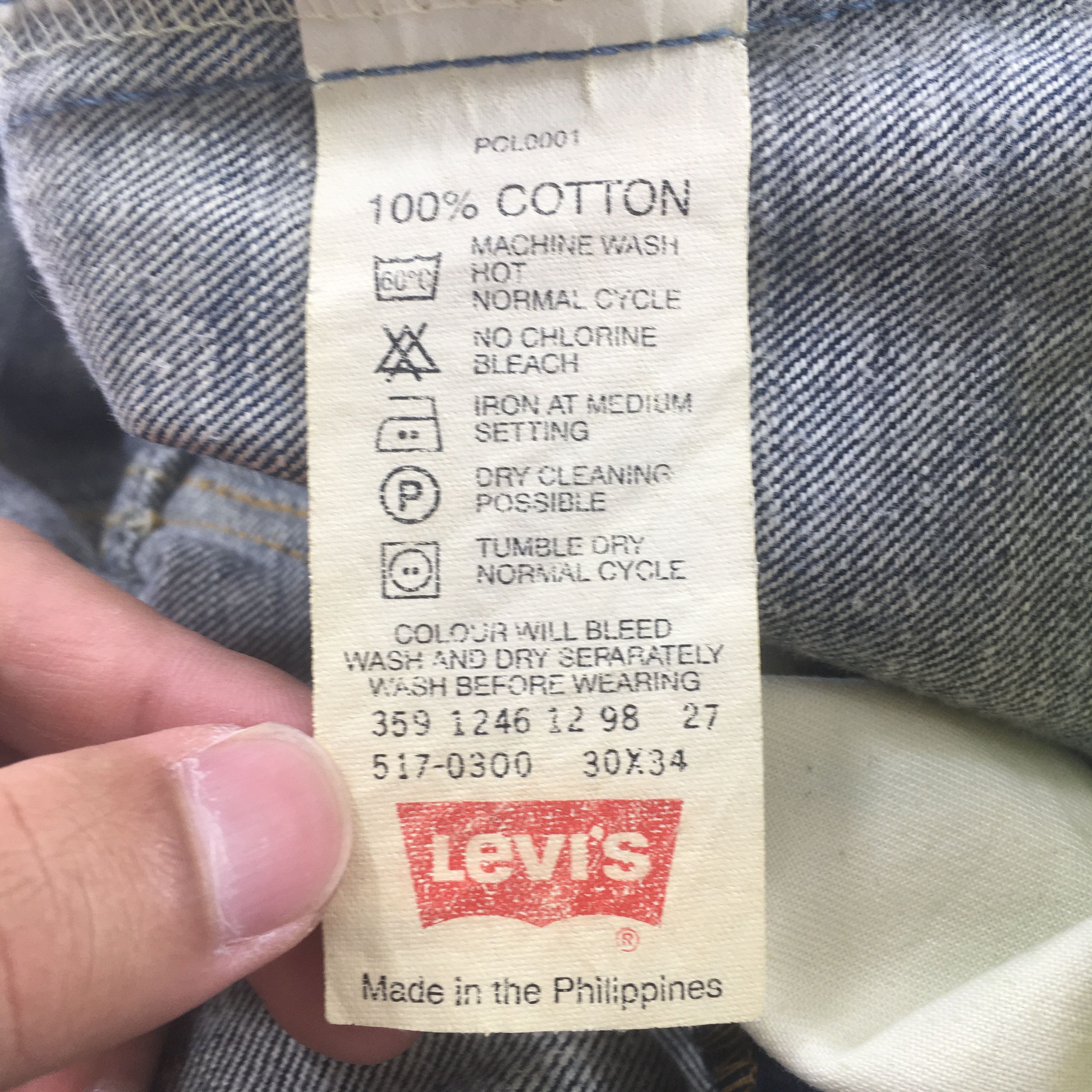 Jean × Levi's × Vintage Size 30x33.5 Vintage 90s Levi's 517 Flared Jeans Size US 30 / EU 46 - 14 Thumbnail