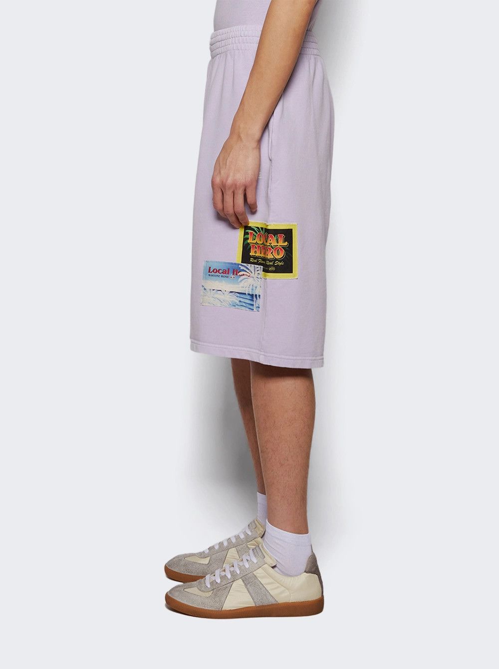 Martine Rose o1mle0226 Logo Shorts in Purple Size US 32 / EU 48 - 3 Thumbnail