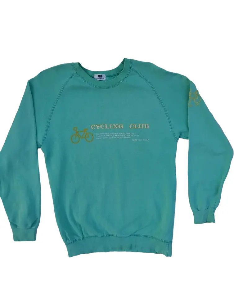 Japanese Brand Rio Sister: Cycling Club Big Logo Sweatshirt Size US M / EU 48-50 / 2 - 1 Thumbnail