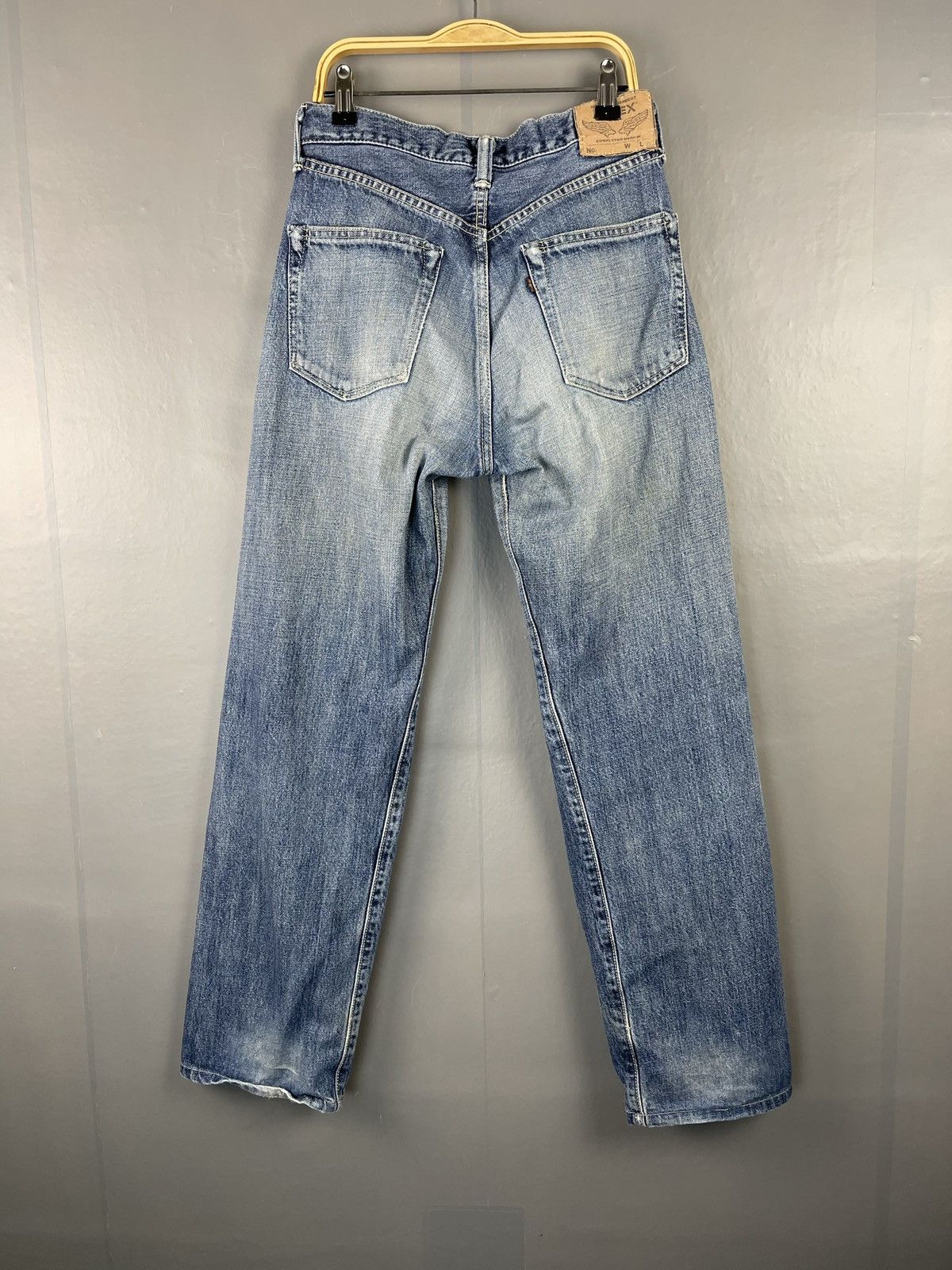 Avirex × Vintage Vintage AVIREX Distressed Denim Pants Size US 28 / EU 44 - 2 Thumbnail