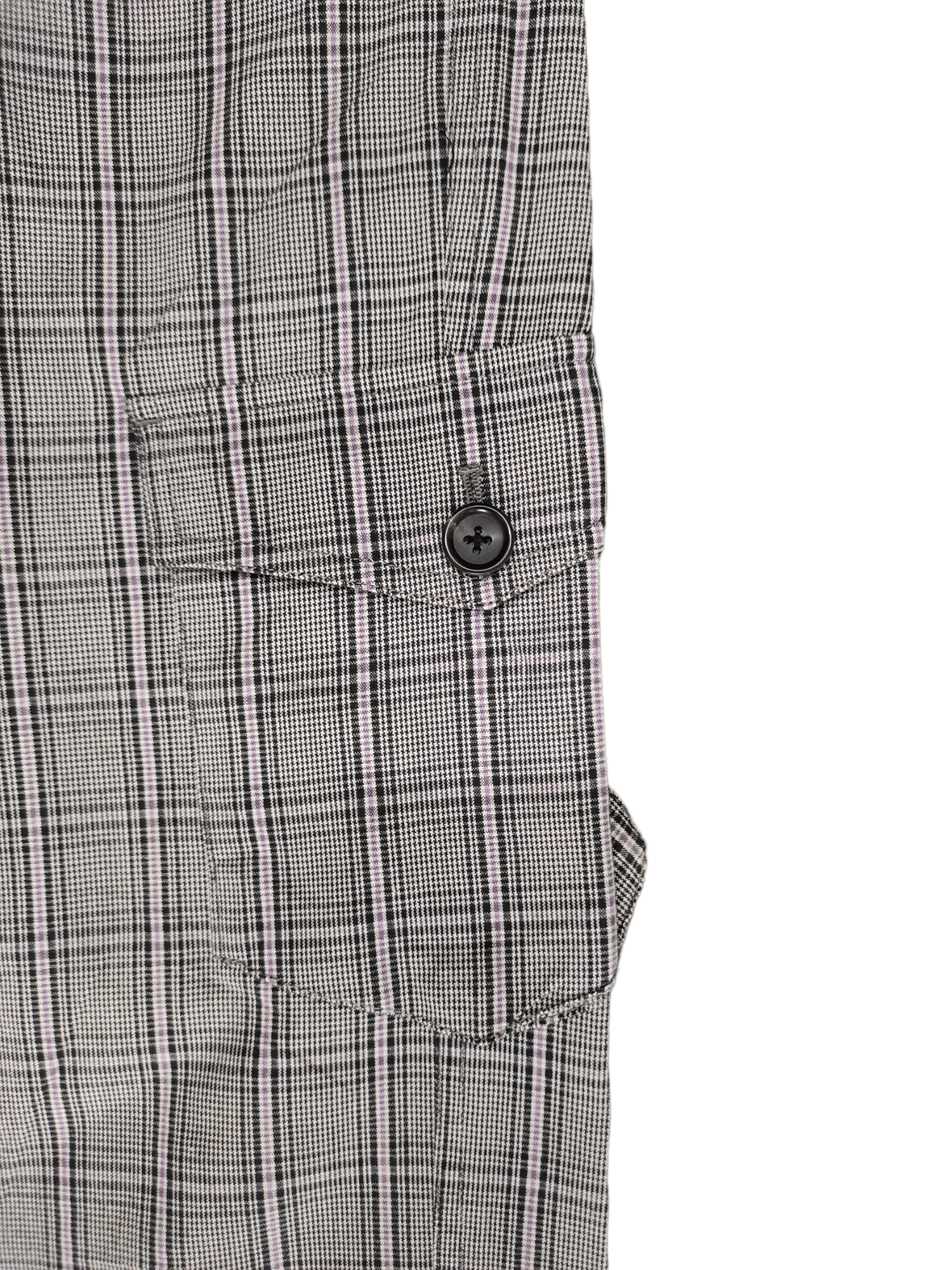 If Six Was Nine Boycott Checkered Plaid Cargo Pants Size US 31 - 8 Thumbnail