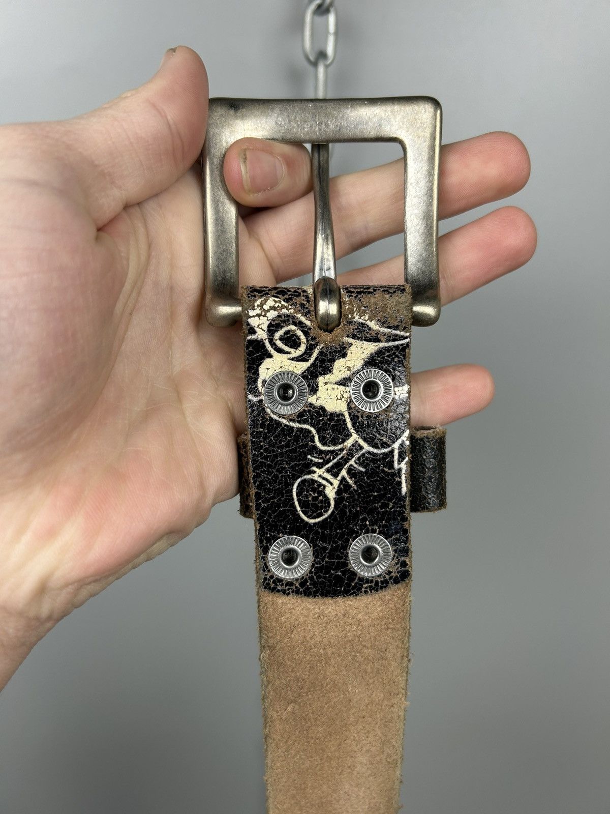 Christian Audigier × Ed Hardy × Vintage Vintage Ed Hardy By Christian Audigier Tattoowear Belt Size ONE SIZE - 3 Thumbnail