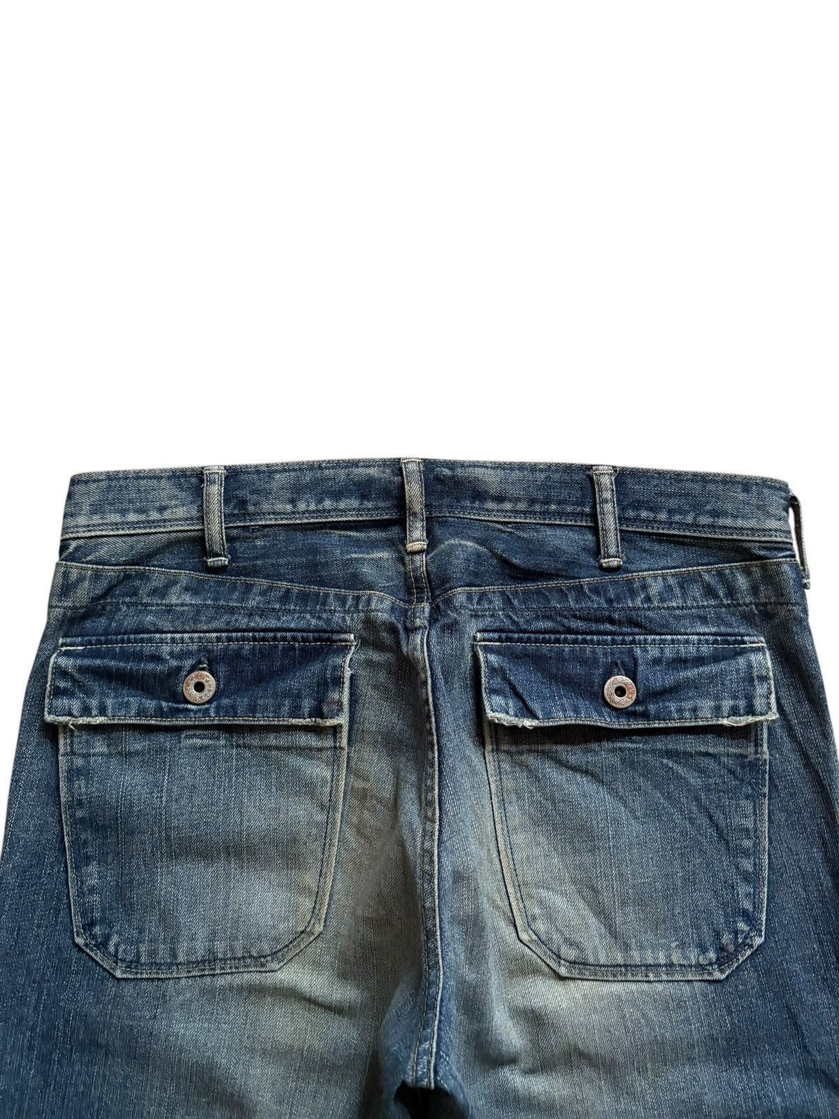 Japanese Brand × Spellbound Vintage Japanese Spellbound Mud Wash Distressed Baggy Jeans Size US 34 / EU 50 - 9 Thumbnail