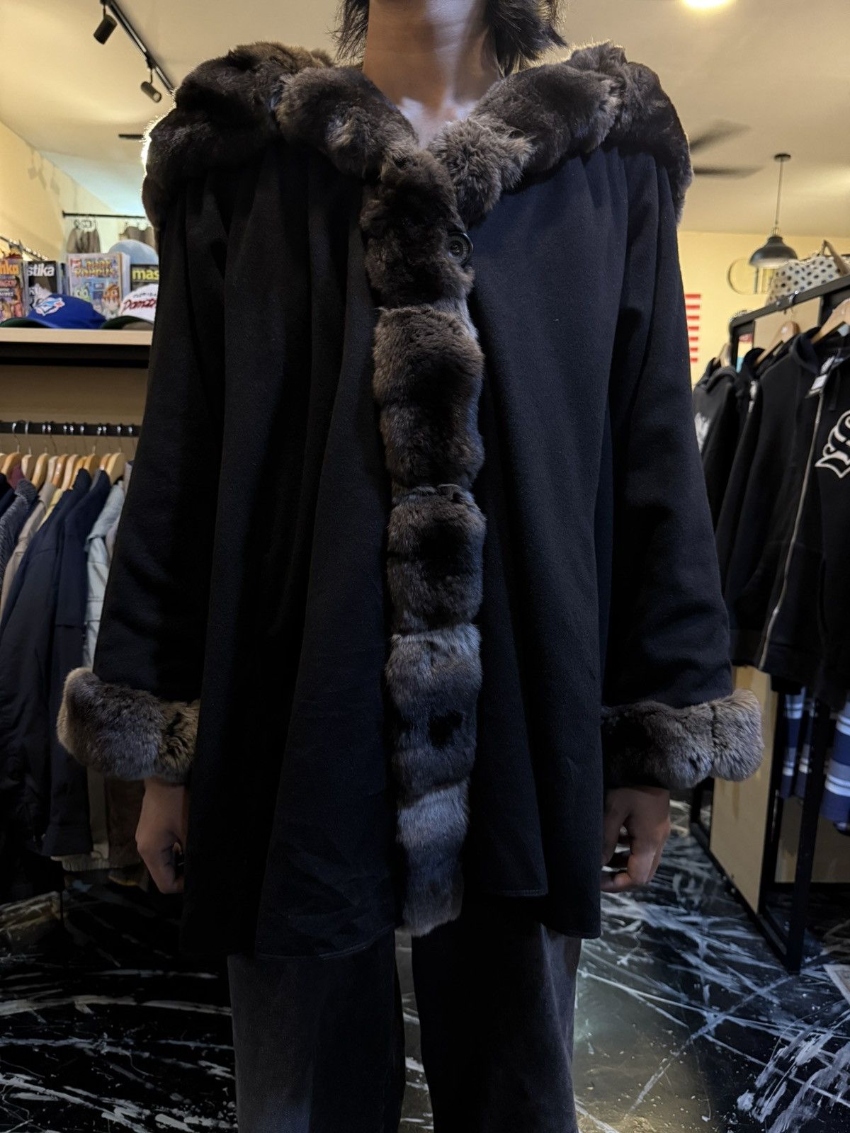 Fendi Fendi Mink Fur Coat Reversible Silk and Cashmere Size M / US 6-8 / IT 42-44 - 9 Thumbnail