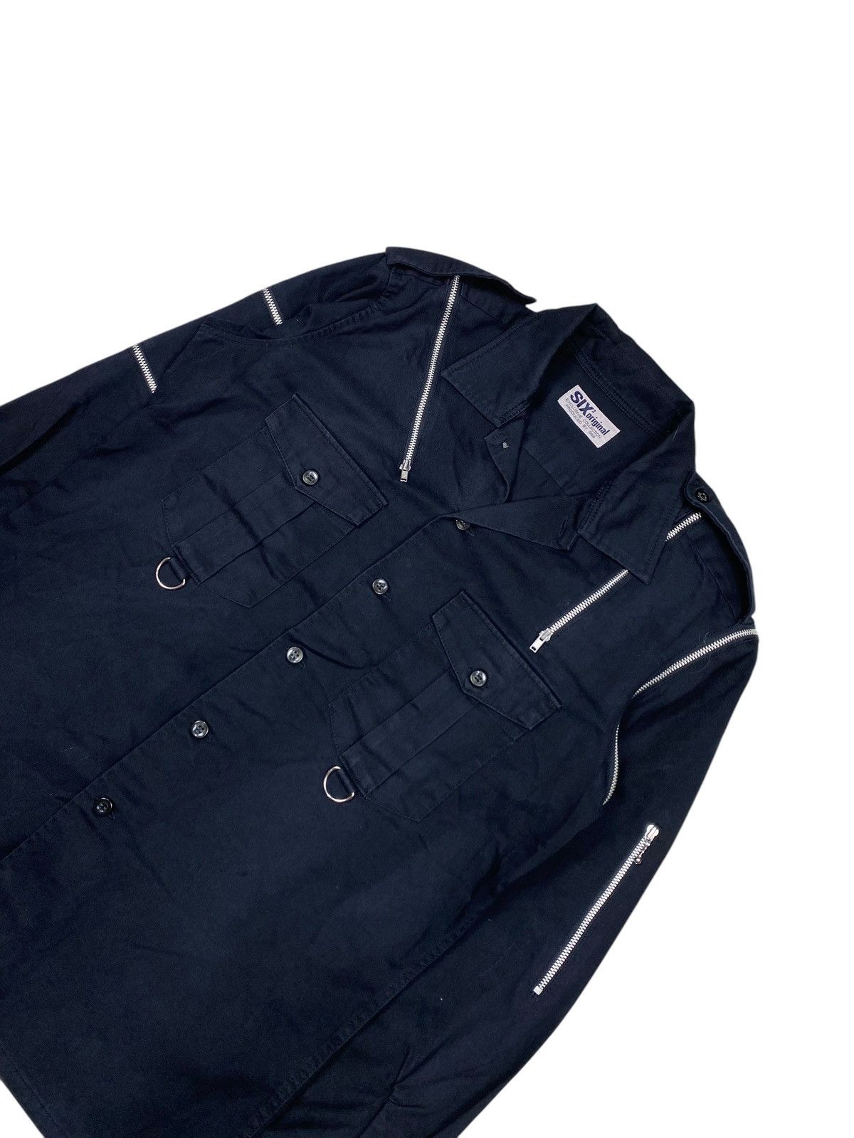 14th Addiction 2000s Triple Six - Multizip Shirt Jacket Size US M / EU 48-50 / 2 - 5 Thumbnail