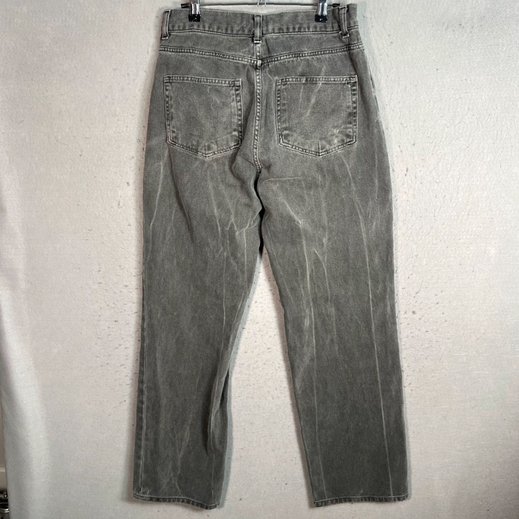 Denime Wayward Denim Jeans Womens Size 1 High-Waisted Straight Gray 31in Inseam 5-Pocket Regular Rise Mens/Girls? Size 25" / US 0 / IT 36 - 2 Thumbnail