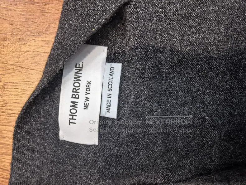 Thom Browne Thom Browne Gray cashmere cardigan Size US XS / EU 42 / 0 - 4 Thumbnail