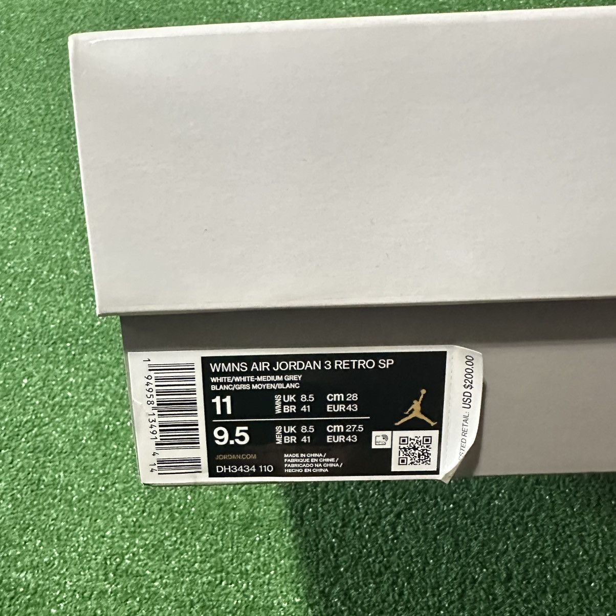 A Ma Maniere × Jordan Brand Air Jordan 3 Retro SP A Ma Maniere Raised By Women Size 9.5M Size US 9.5 / EU 42-43 - 15 Thumbnail