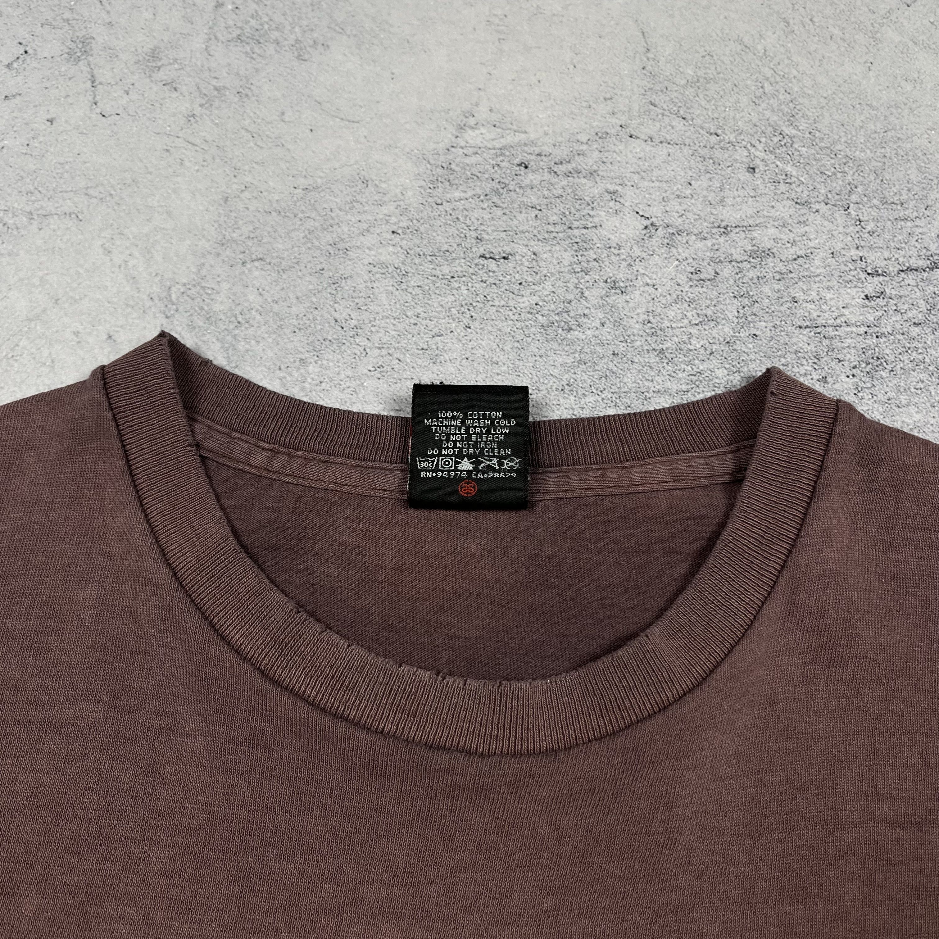 Stussy Vintage Stussy Graffiti Sunfaded Brown T Shirt 2000’s Size US L / EU 52-54 / 3 - 20 Thumbnail