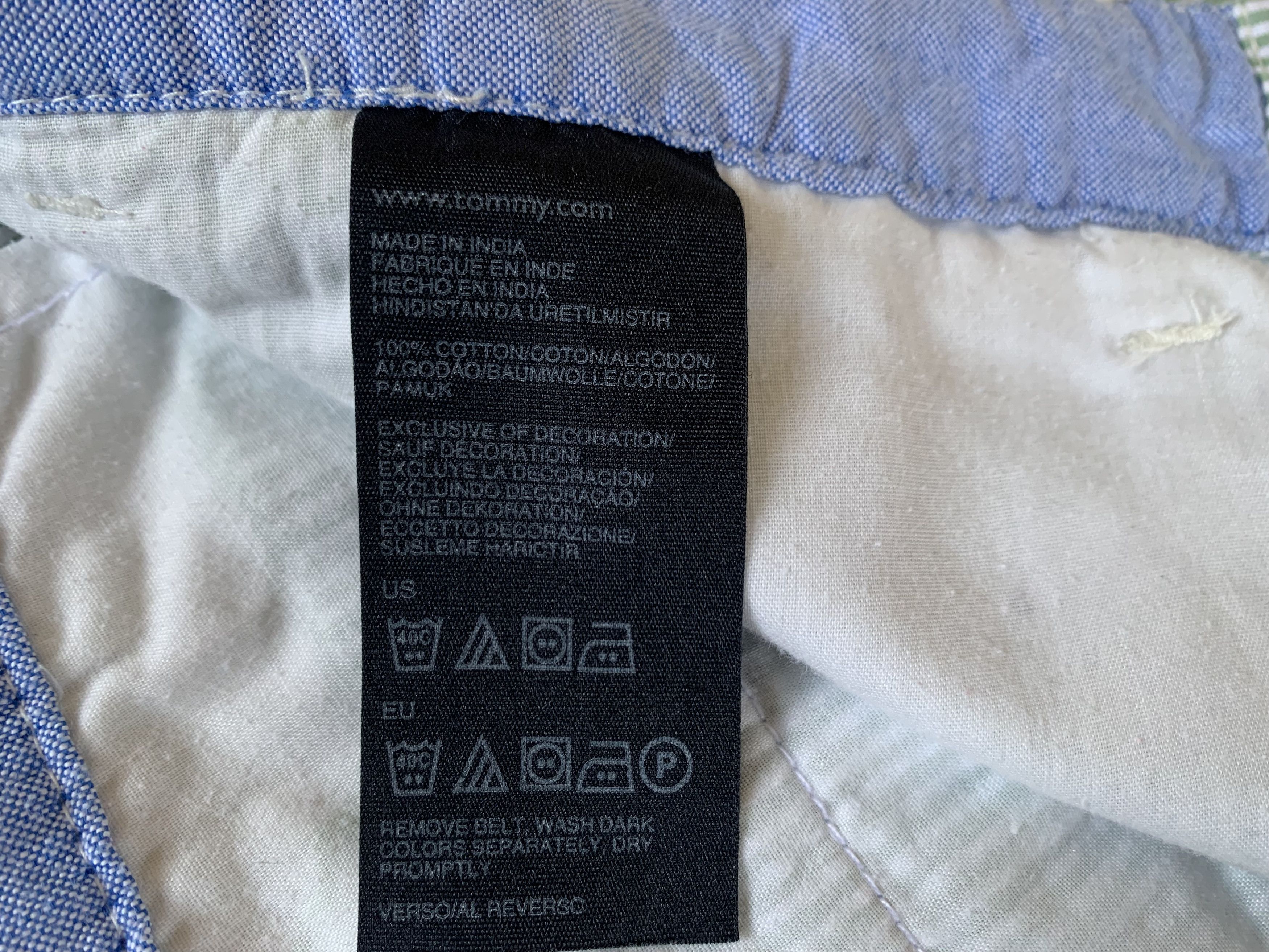 Tommy Hilfiger × Vintage Tommy Hilfiger Stripe Casual Shorts With Waffle Fabric Size US 36 / EU 52 - 8 Thumbnail