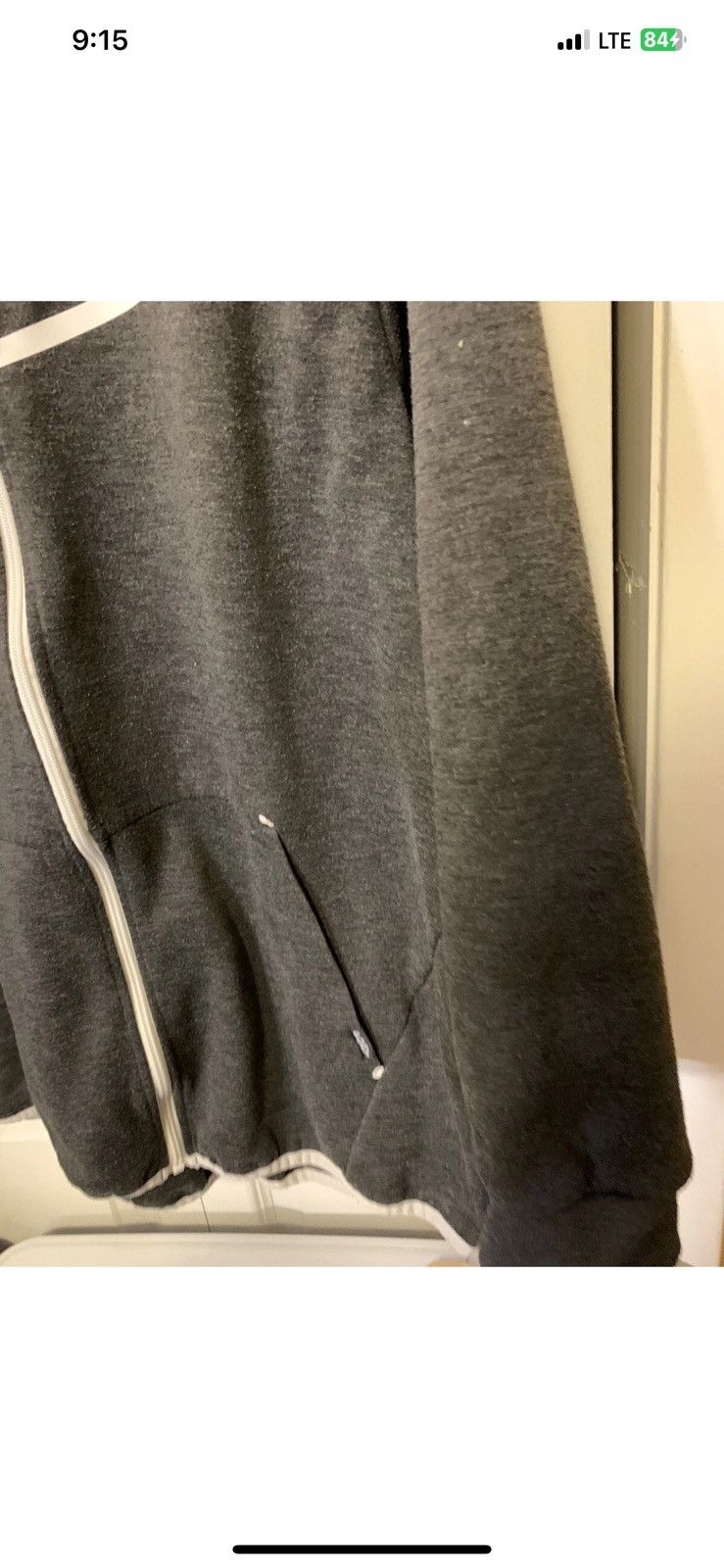 PONY Pony mens sz XL gray hoodie Size US XL / EU 56 / 4 - 5 Thumbnail