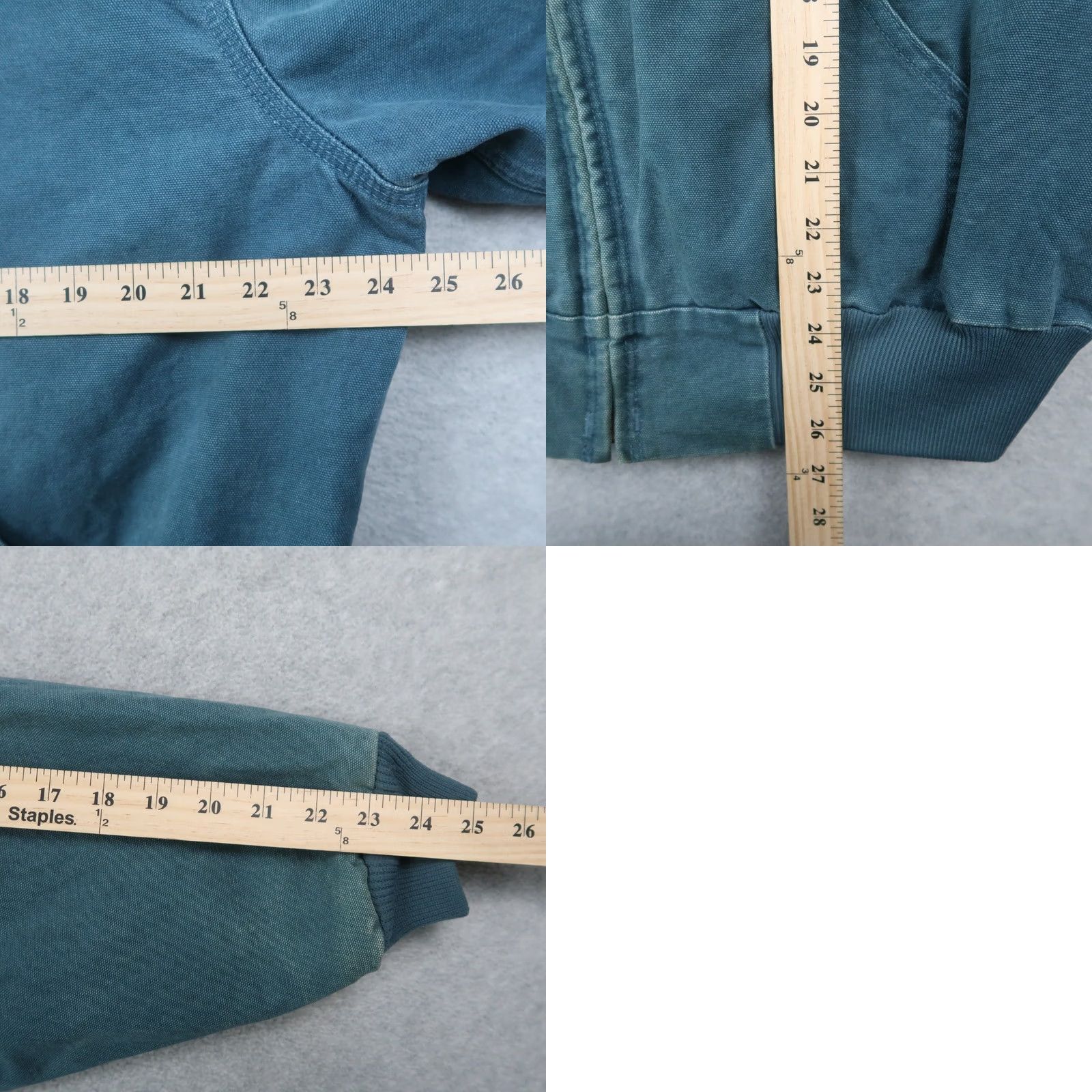 Carhartt VINTAGE Carhartt Jacket 90s Bomber Blue J97 Mens L Work Active Jacket Size L Blue Carhartt J97 USA Made Size US L / EU 52-54 / 3 - 9 Thumbnail