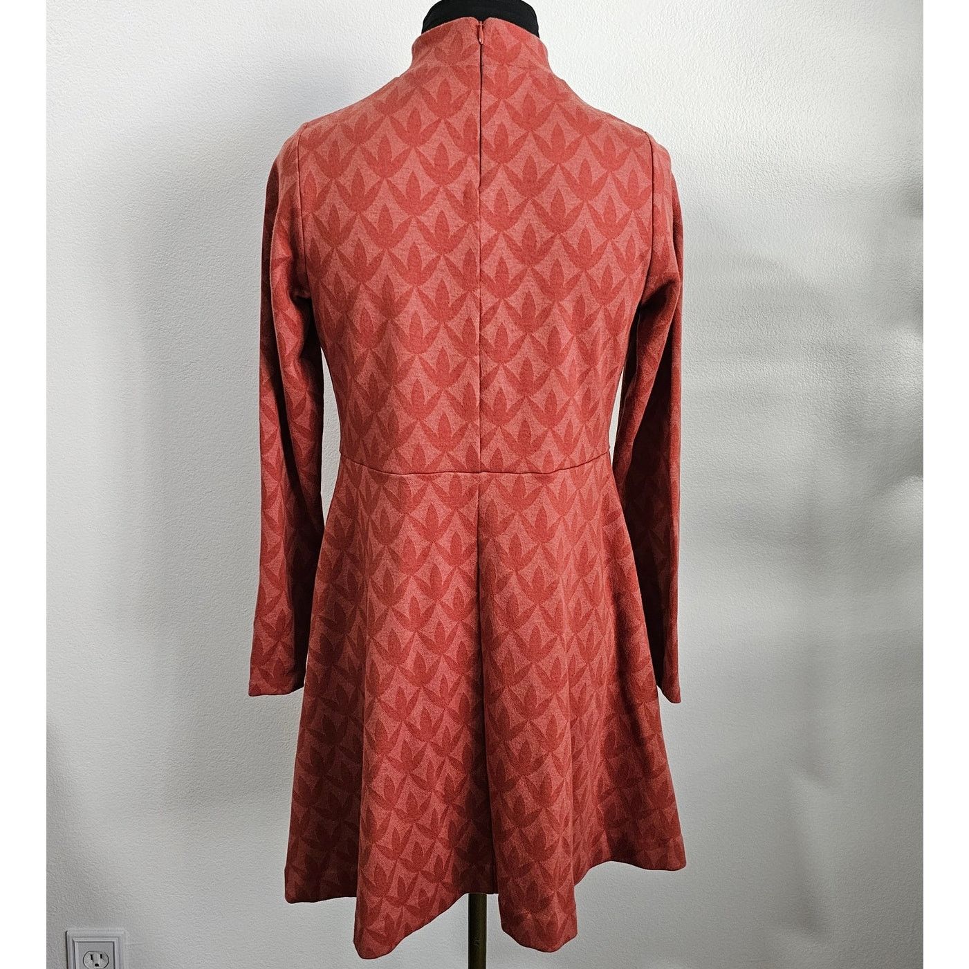 Boden NWT Boden High Neck Jacquard Knit Mini Dress Uk 10 US 6 P Size M / US 6-8 / IT 42-44 - 4 Thumbnail