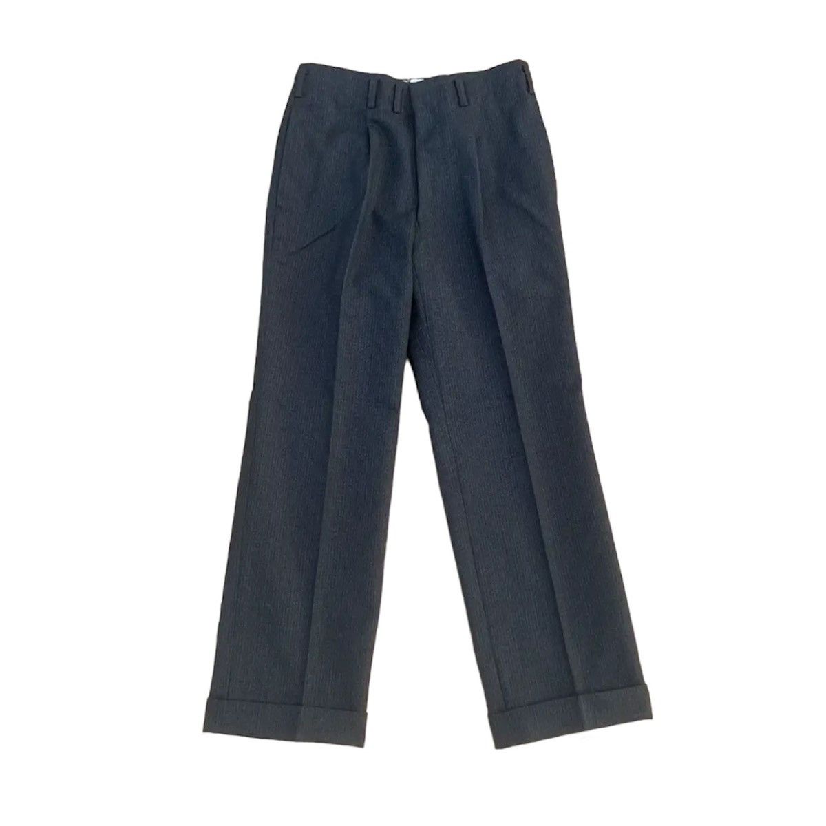 Round Two × Vintage 🍁 SALE 🍁 GABARDINE TROUSERS BLANK TALON RARE PANTS Size US 27 - 1 Thumbnail