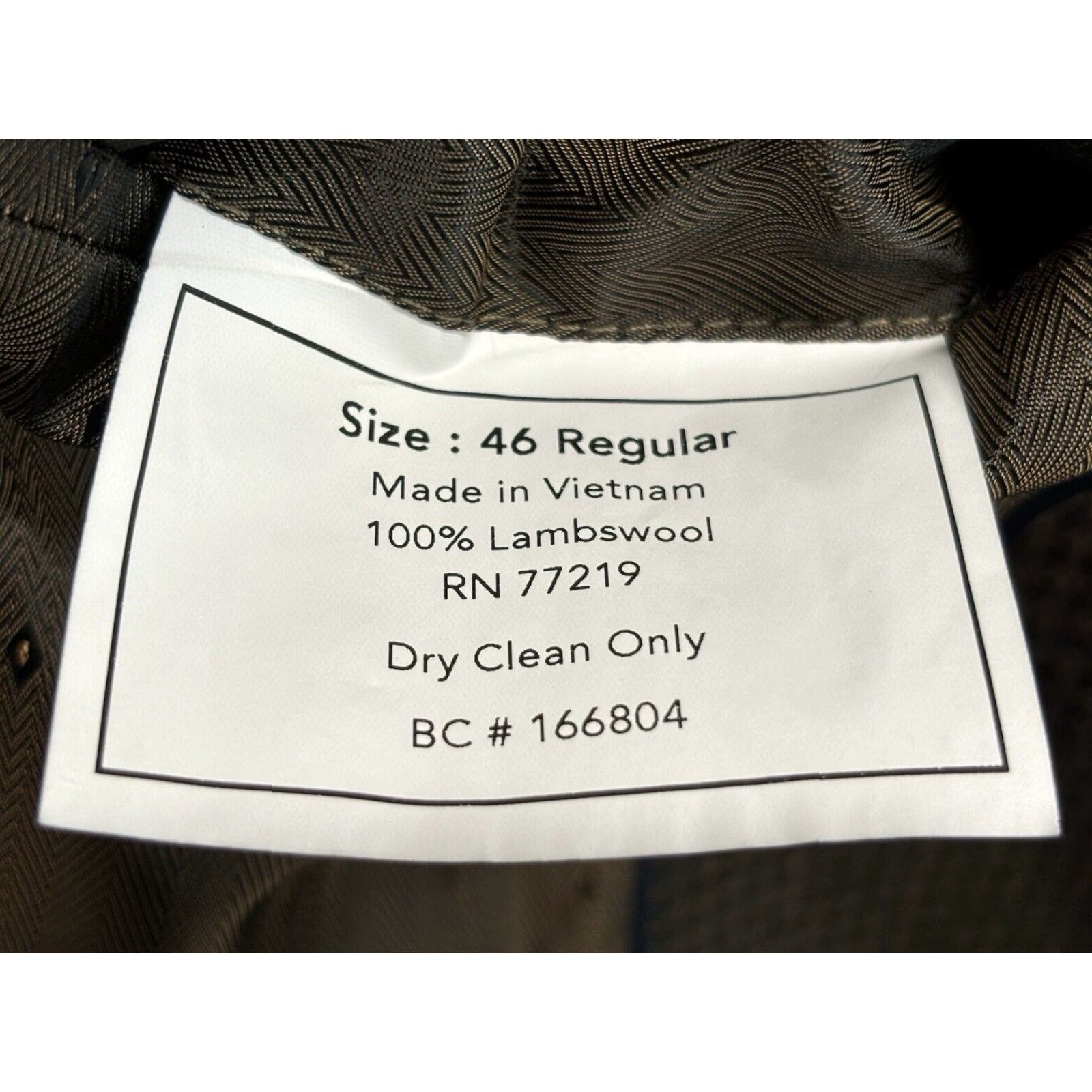 Joseph VINTAGE Joseph & Feiss Lambswool Blazer Sportcoat Mens 46R Brown Black Check Size 46R - 7 Thumbnail