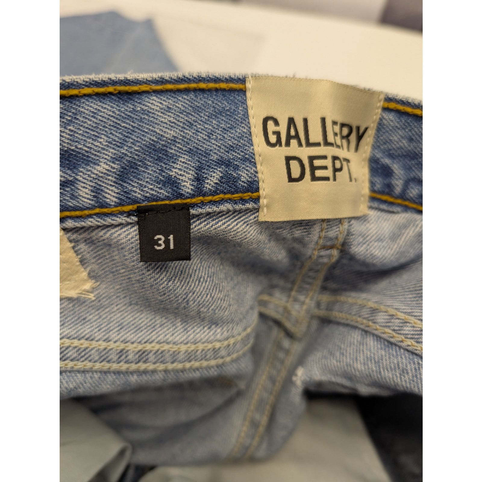 Gallery Dept. o1rshd1 Denim Jean Pants in Indigo Blue Size US 31 - 17 Thumbnail
