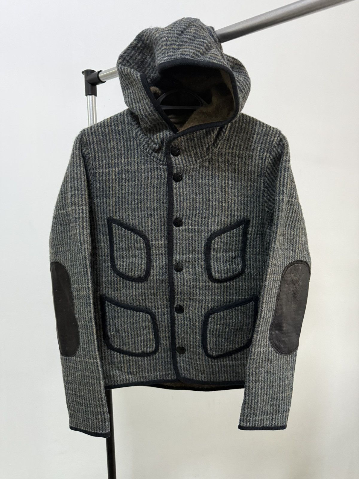 Kapital Kapital Wool-Hemp "Kamp" Hooded Jacket Size US XS / EU 42 / 0 - 1 Thumbnail