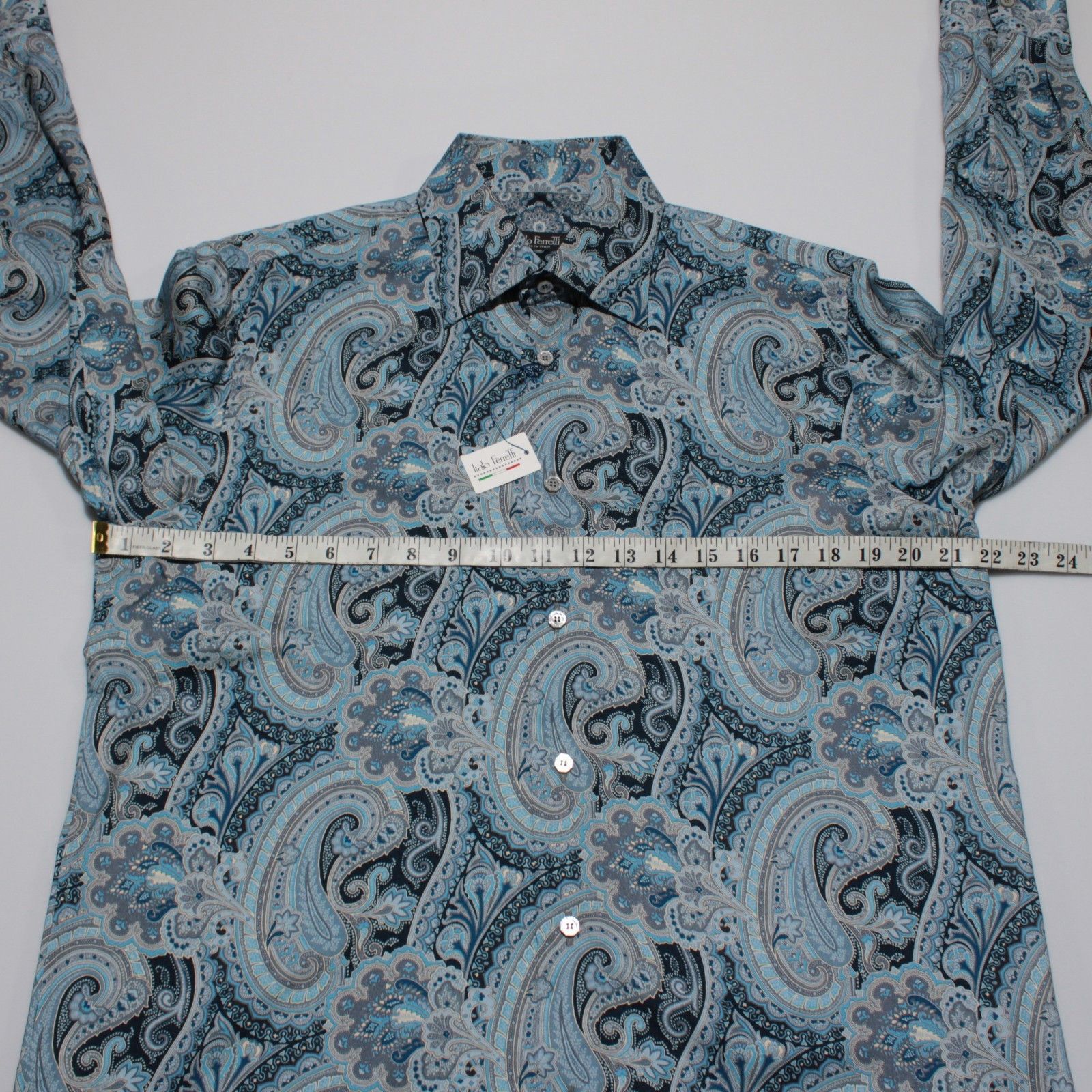 Other Italo Ferretti New with tags Shirt Size M US In Blue Size US M / EU 48-50 / 2 - 5 Thumbnail