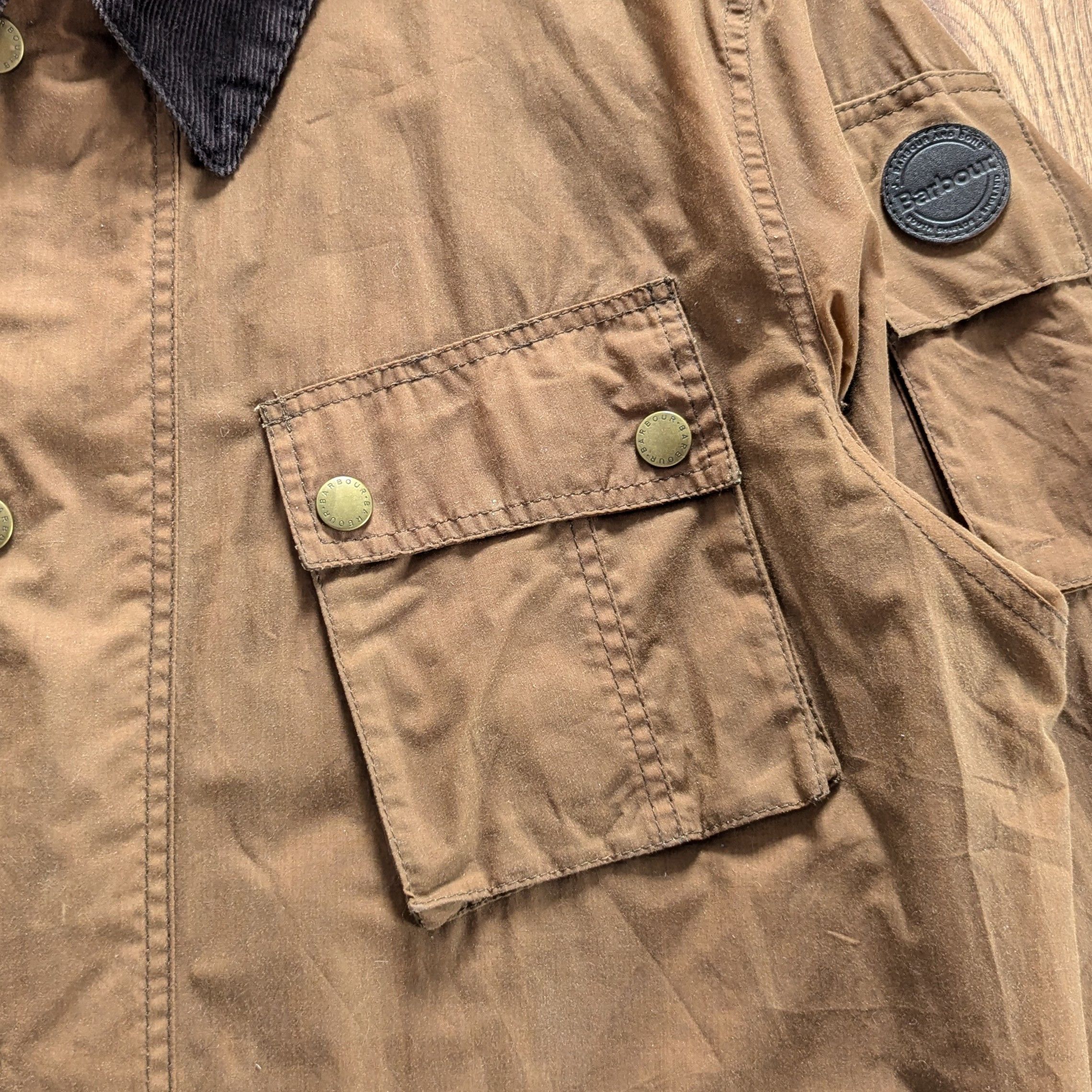 Barbour Barbour Lowland Wax Men's Jacket Brown Size XL Waxed Cotton Size US XL / EU 56 / 4 - 4 Thumbnail