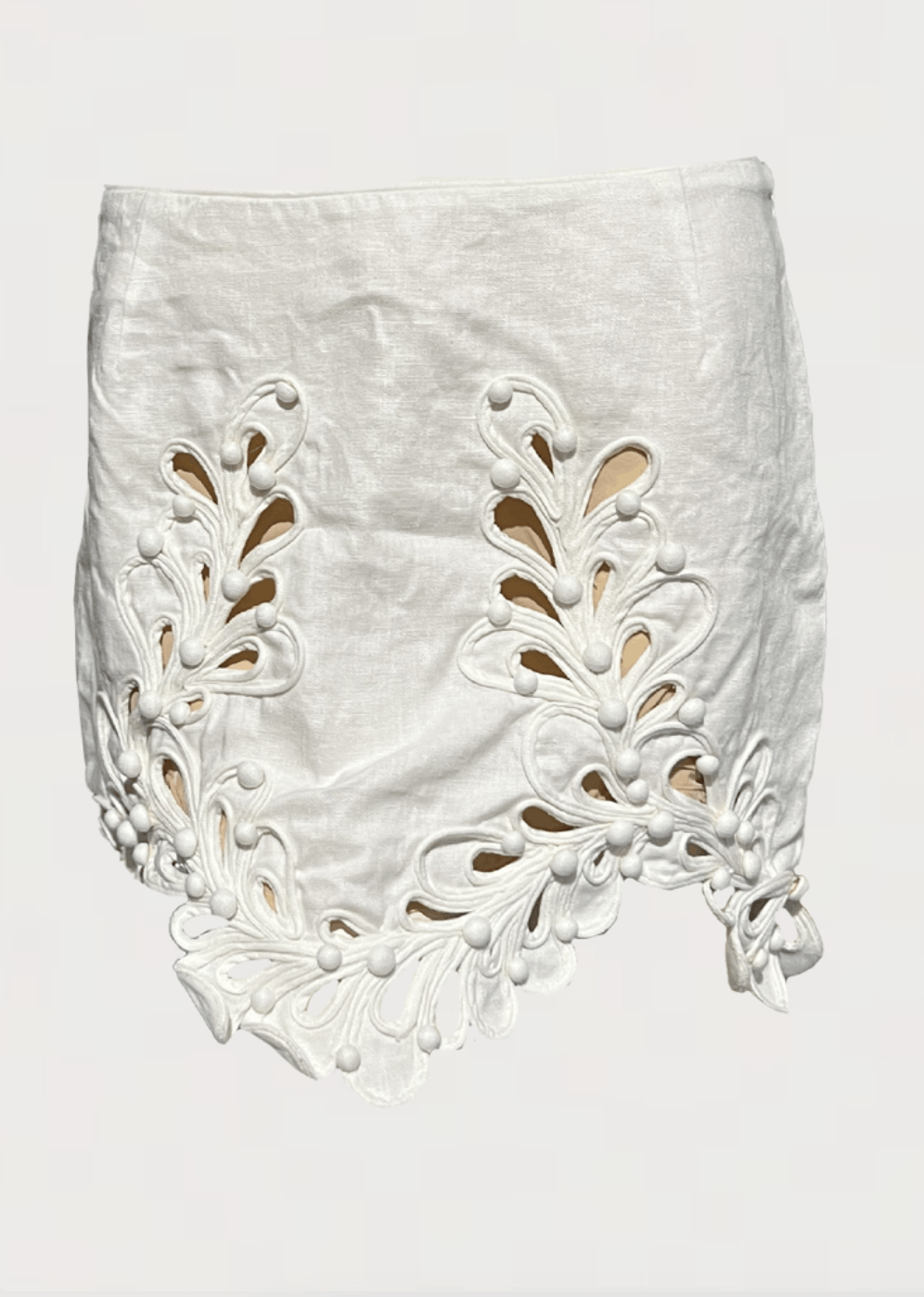 Zimmermann Brightside Rouleaux Mini Skirt Size 30" / US 8 / IT 44 - 6 Thumbnail
