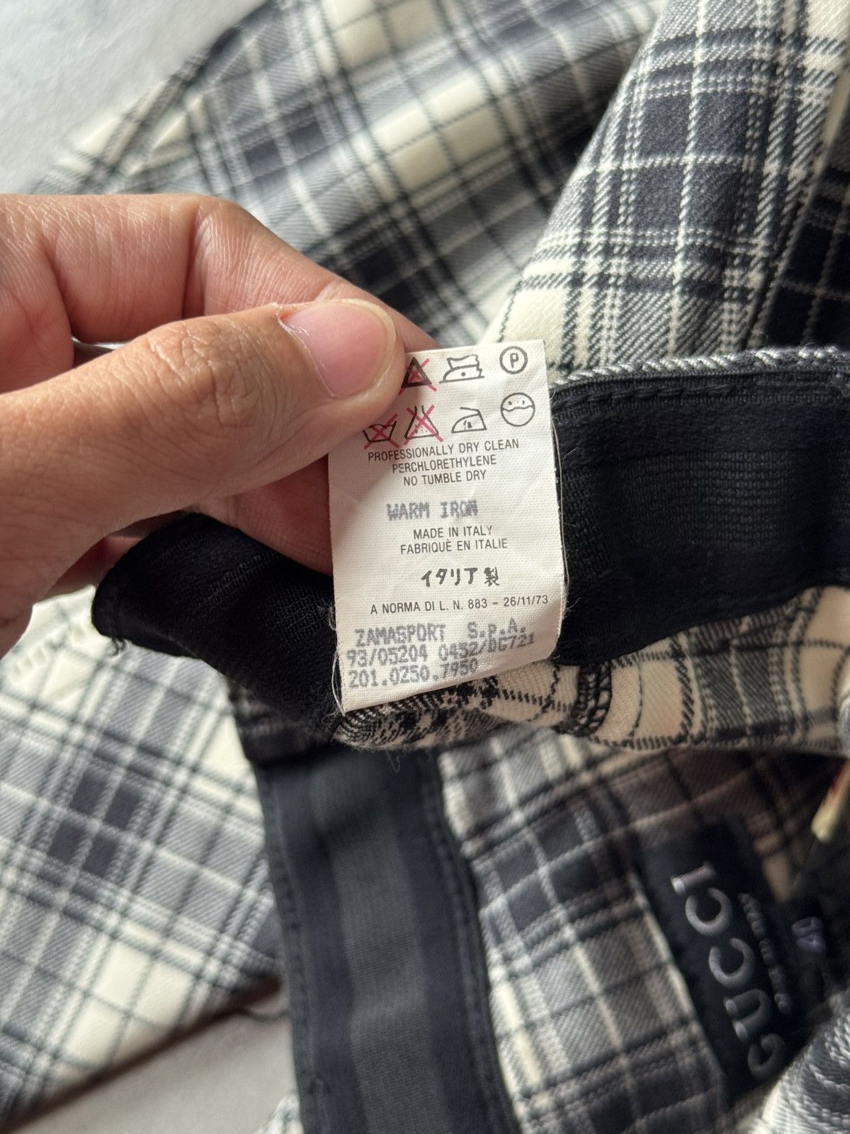 Gucci F/W 1993 runway Gucci plaid jodhpurs Size 24" / US 00 / IT 34 - 10 Thumbnail