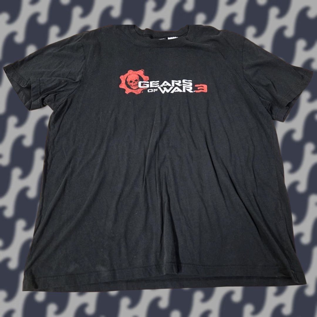 Vintage **Gears of War 3 Mens Black Graphic Tee XL Cog Logo** User: **Gears of War 3 Mens Black Graphic Tee XL Cog Logo** Size US XL / EU 56 / 4 - 1 Thumbnail