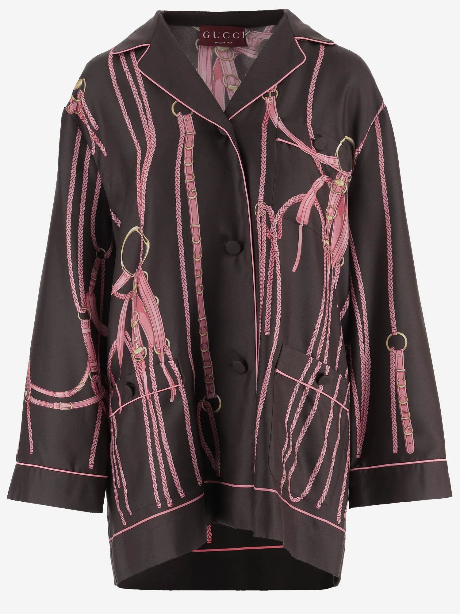 Gucci Silk Shirt tag size 42 Women - USA Duties Paid
