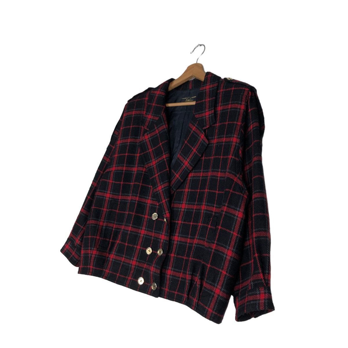 Japanese Brand 🔥Vtg Lelian Bomber Jacket Tartan Design Punk Design Japan Size US M / EU 48-50 / 2 - 2 Thumbnail