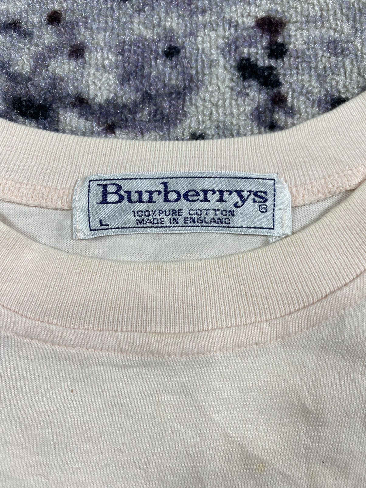 Burberry × Burberry Prorsum × Vintage Vintage Burberrys Big Logo shirt Y2k Style Size US L / EU 52-54 / 3 - 5 Thumbnail