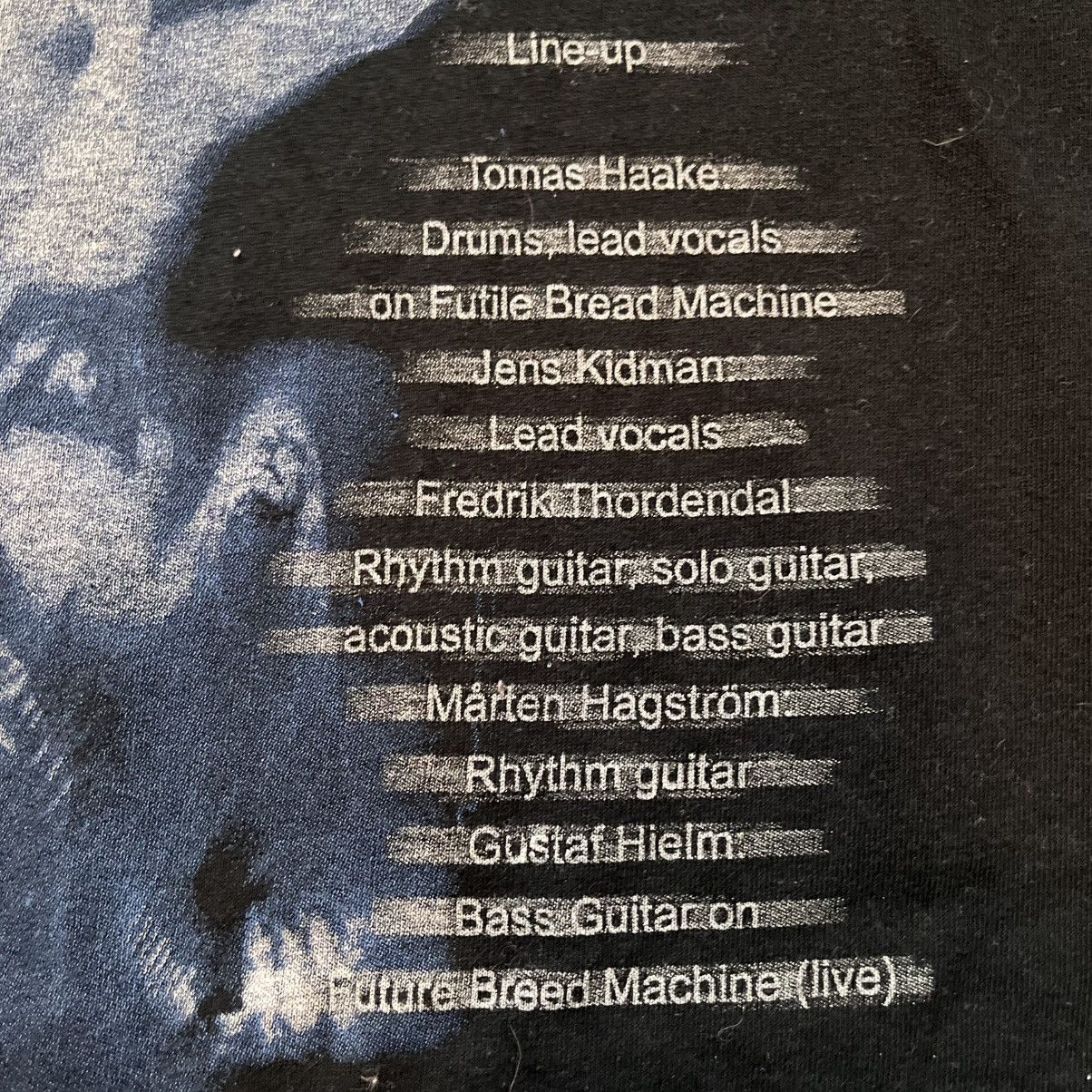 Vintage Vintage Meshuggah True Human Design Chaosphere L Band Shirt Size US L / EU 52-54 / 3 - 6 Thumbnail