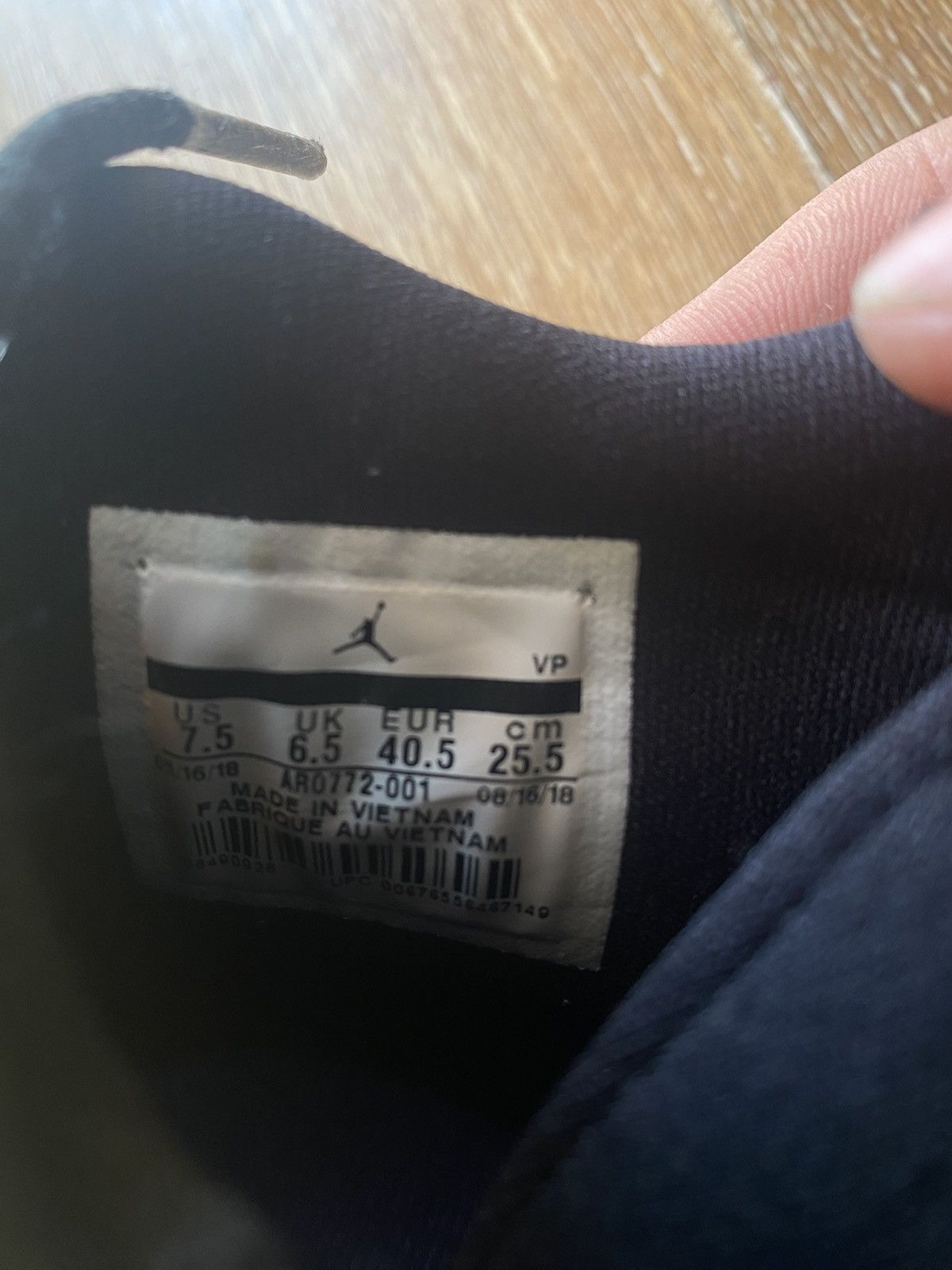 Jordan Brand Jordan black cat space jam Size US 7.5 / EU 40-41 - 6 Thumbnail