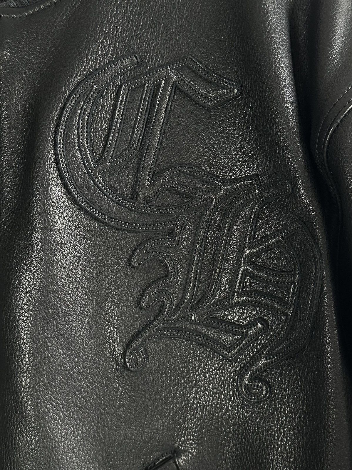 Chrome Hearts Chrome Hearts Leather Bomber Size US S / EU 44-46 / 1 - 3 Thumbnail