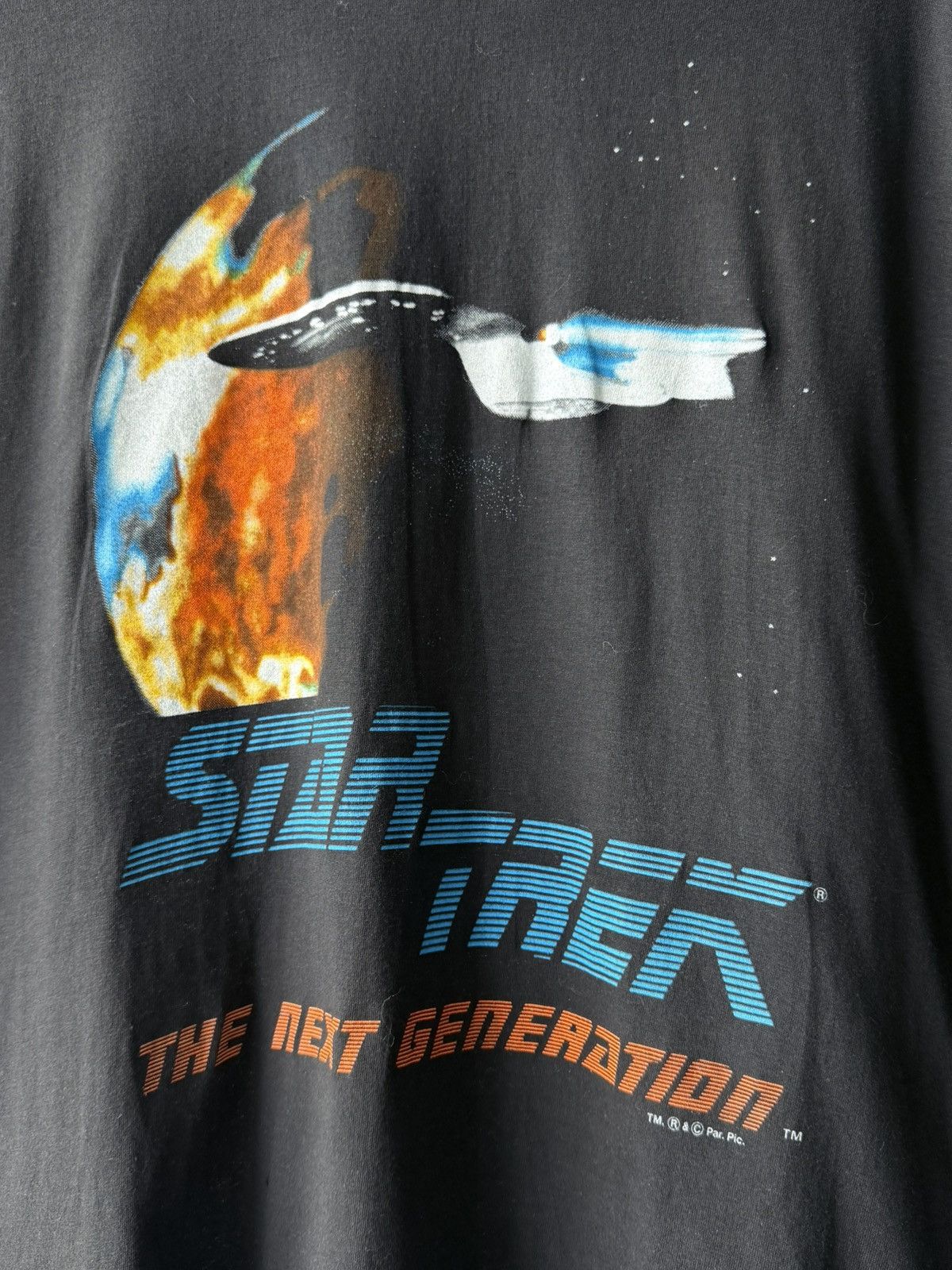 Vintage Vintage 90s Star Trek Movie T-Shirt Tee Size US XL / EU 56 / 4 - 2 Thumbnail