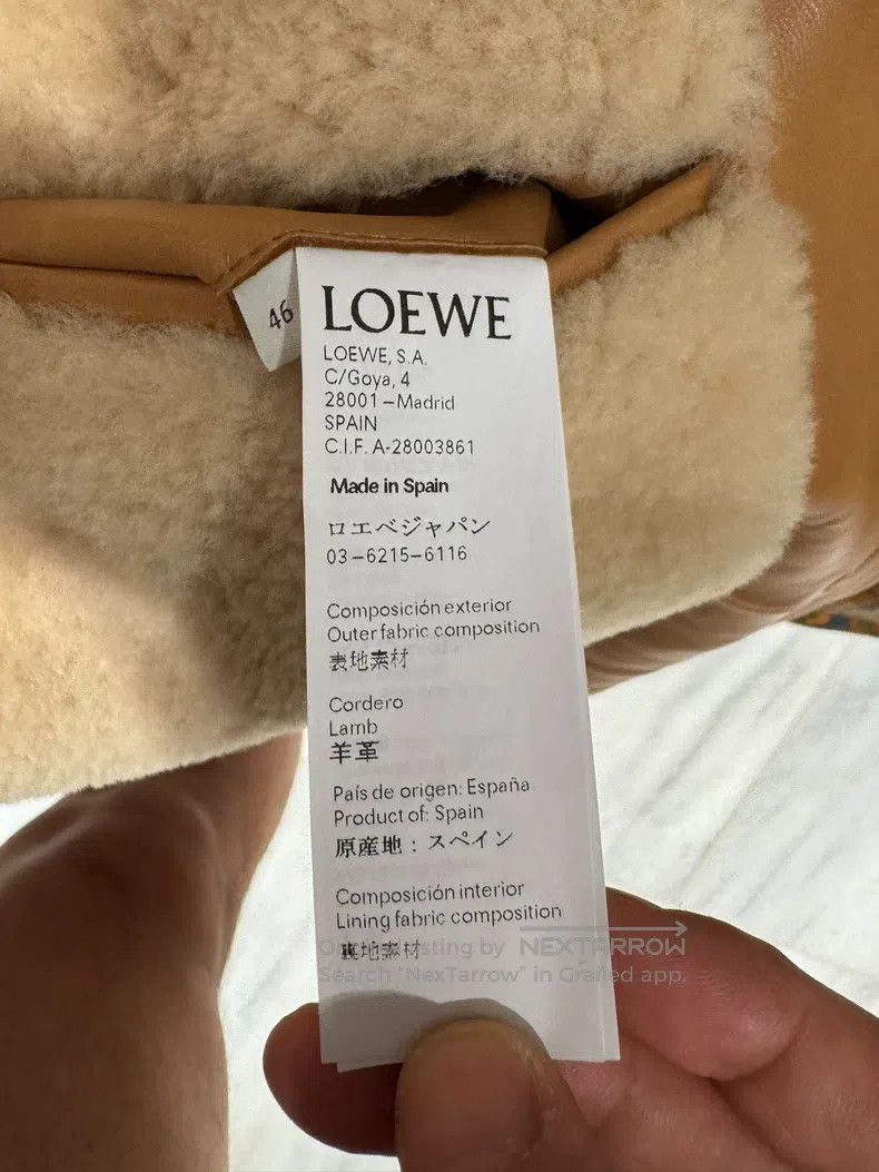 Loewe Loewe Leather and fur blend jacket leather coat show model Size US S / EU 44-46 / 1 - 6 Thumbnail